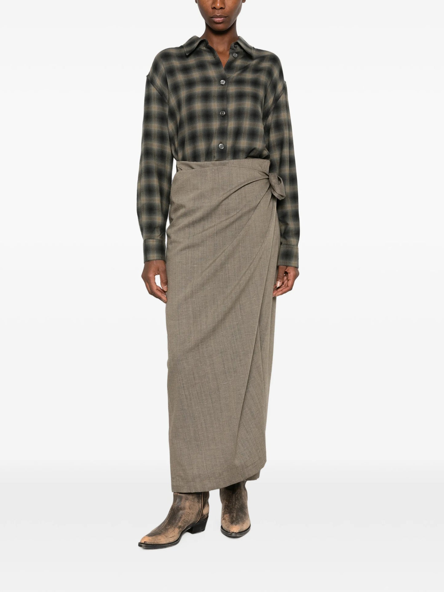 Twisted maxi dress