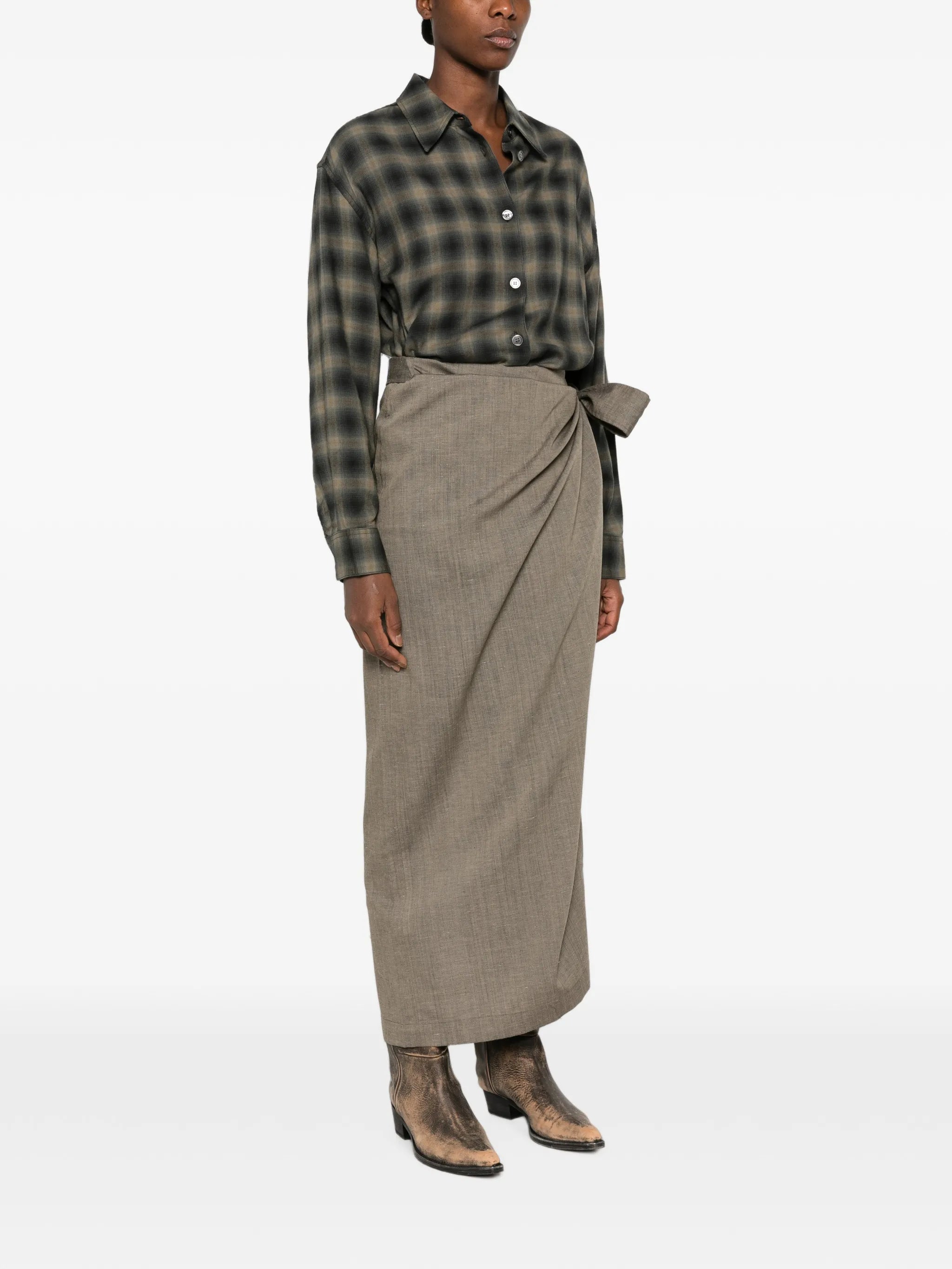 Twisted maxi dress