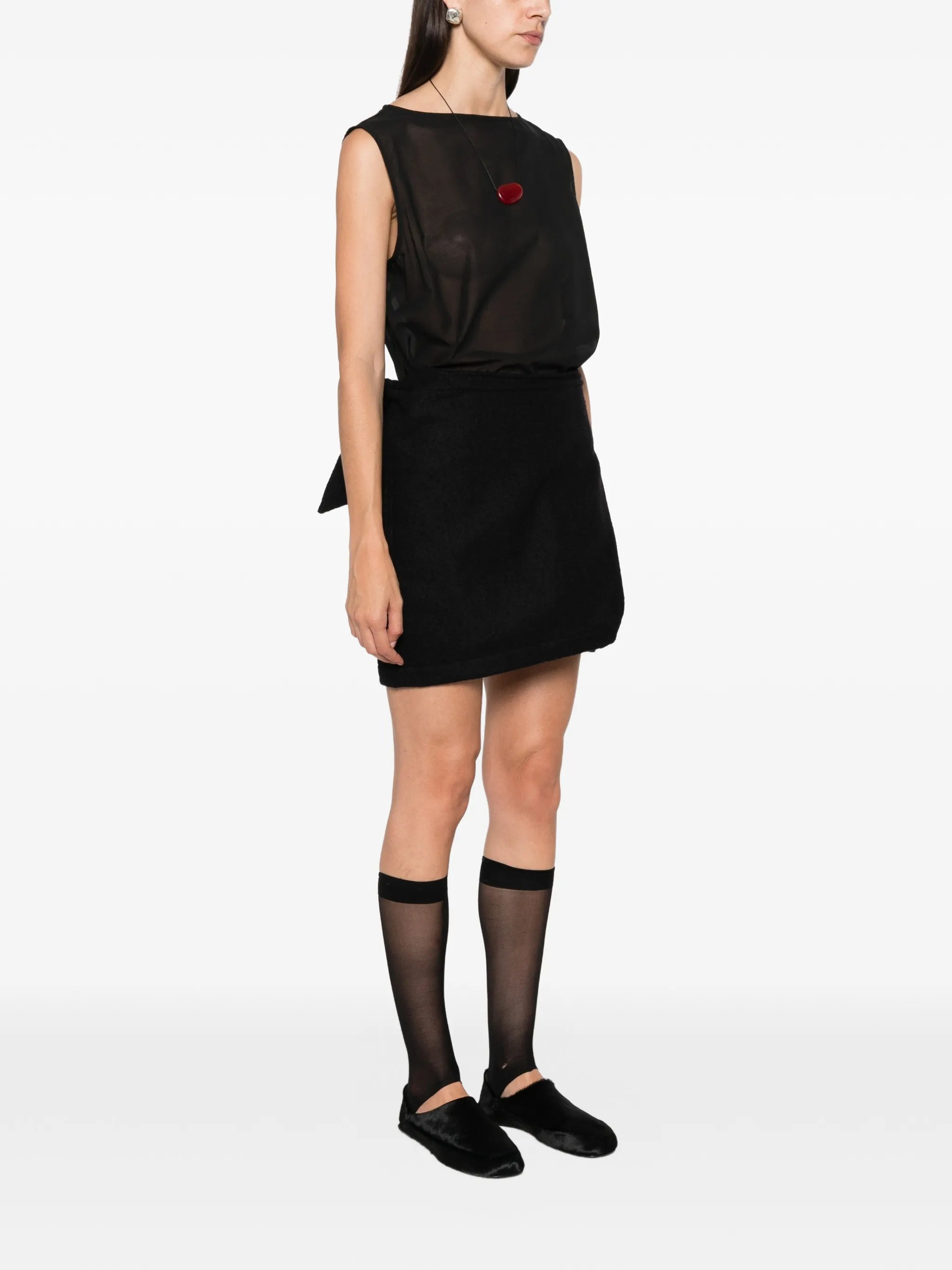 sleeveless mini dress