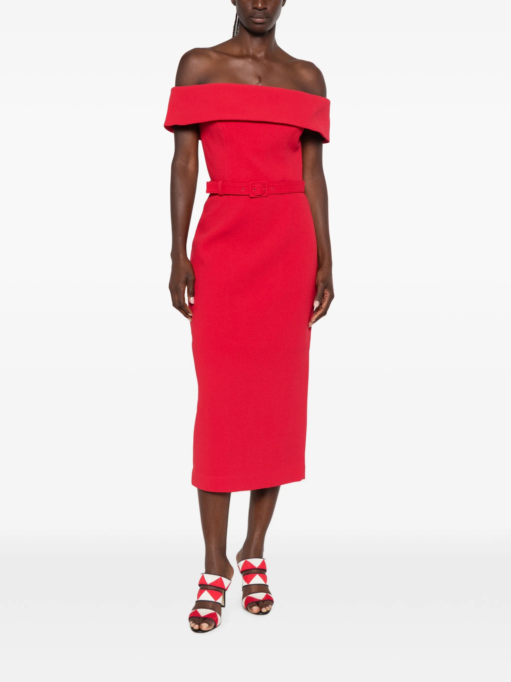 Precious off-shoulder midi dress