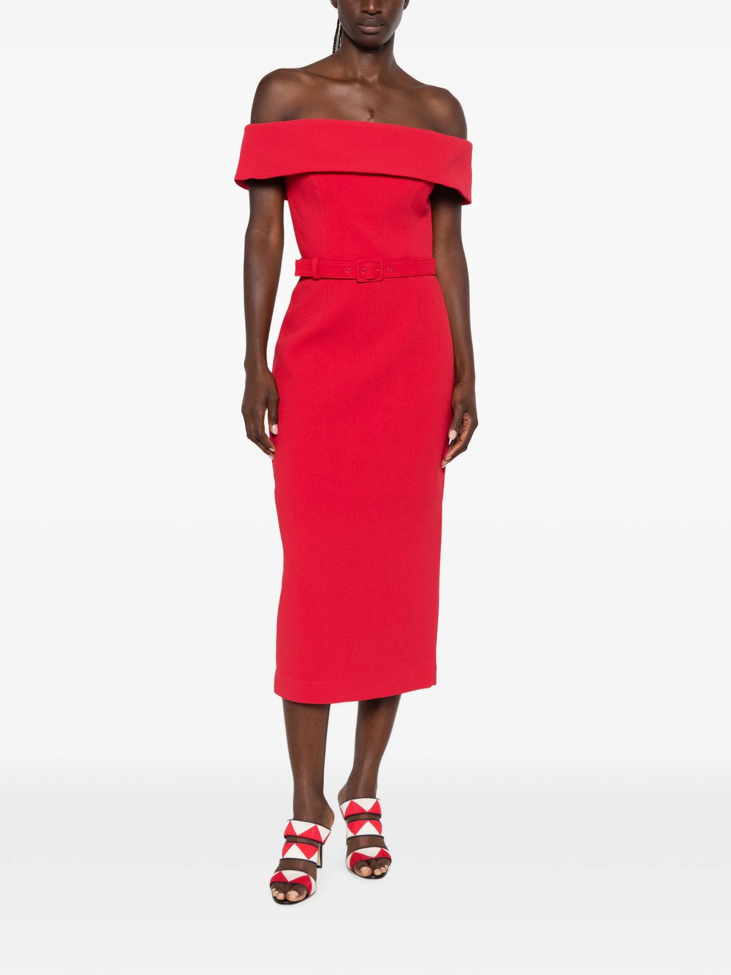 Precious off-shoulder midi dress