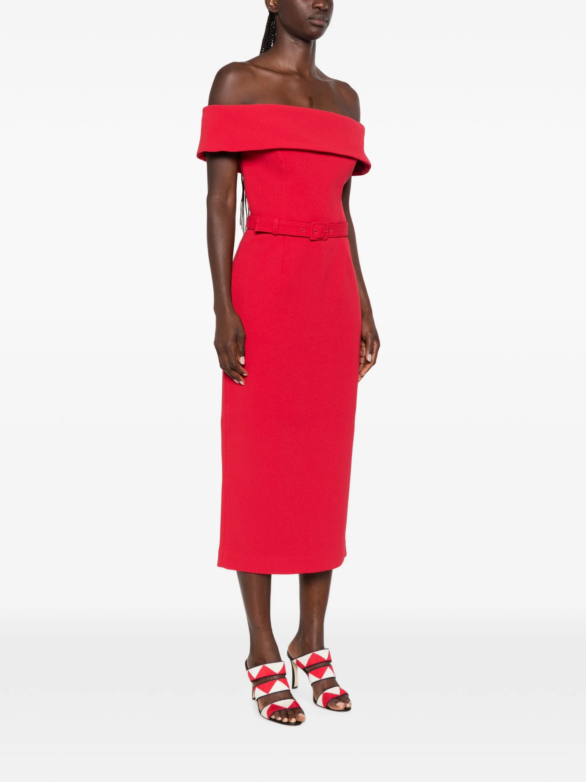 Precious off-shoulder midi dress