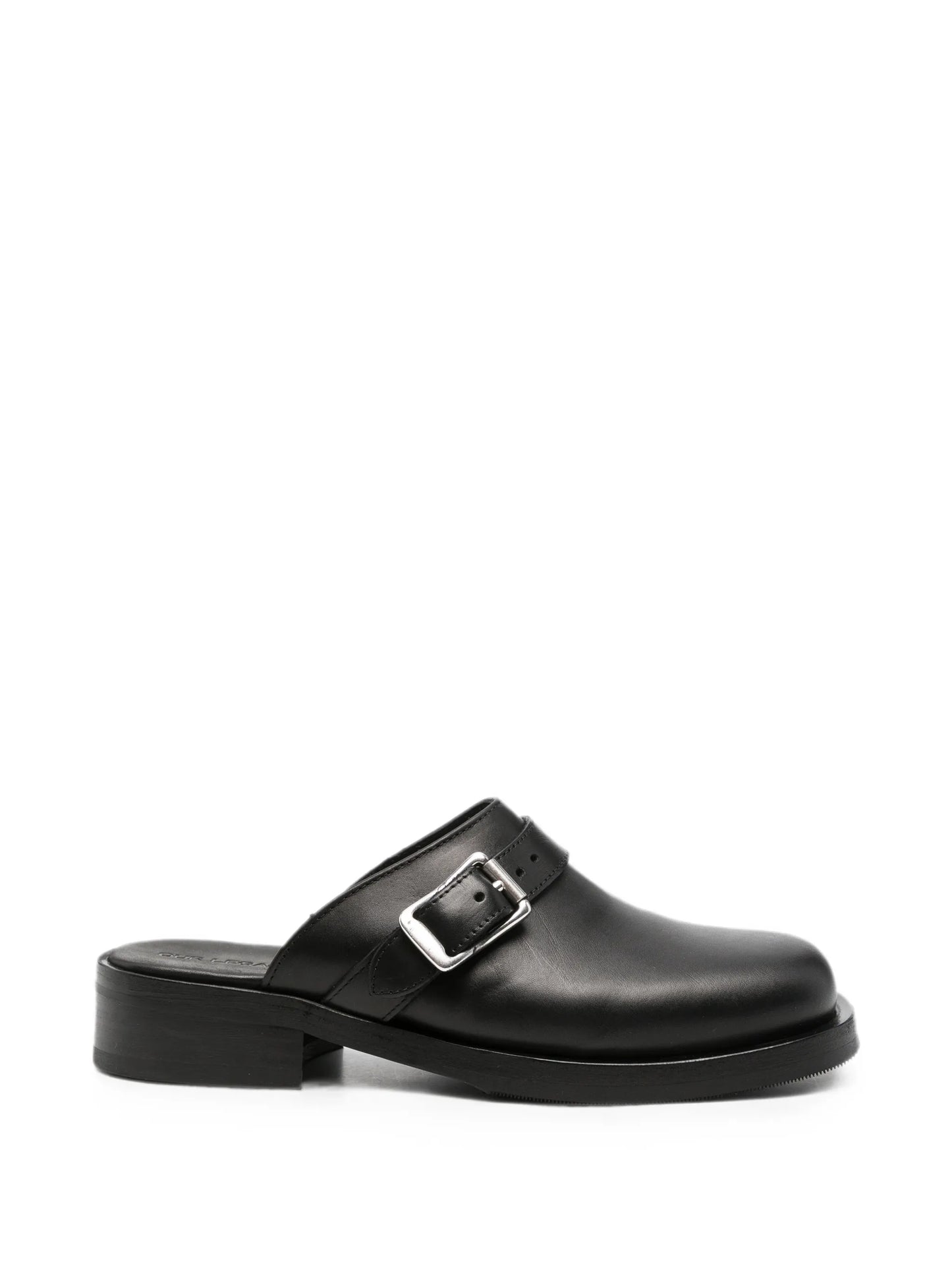 Camion buckle-strap mules