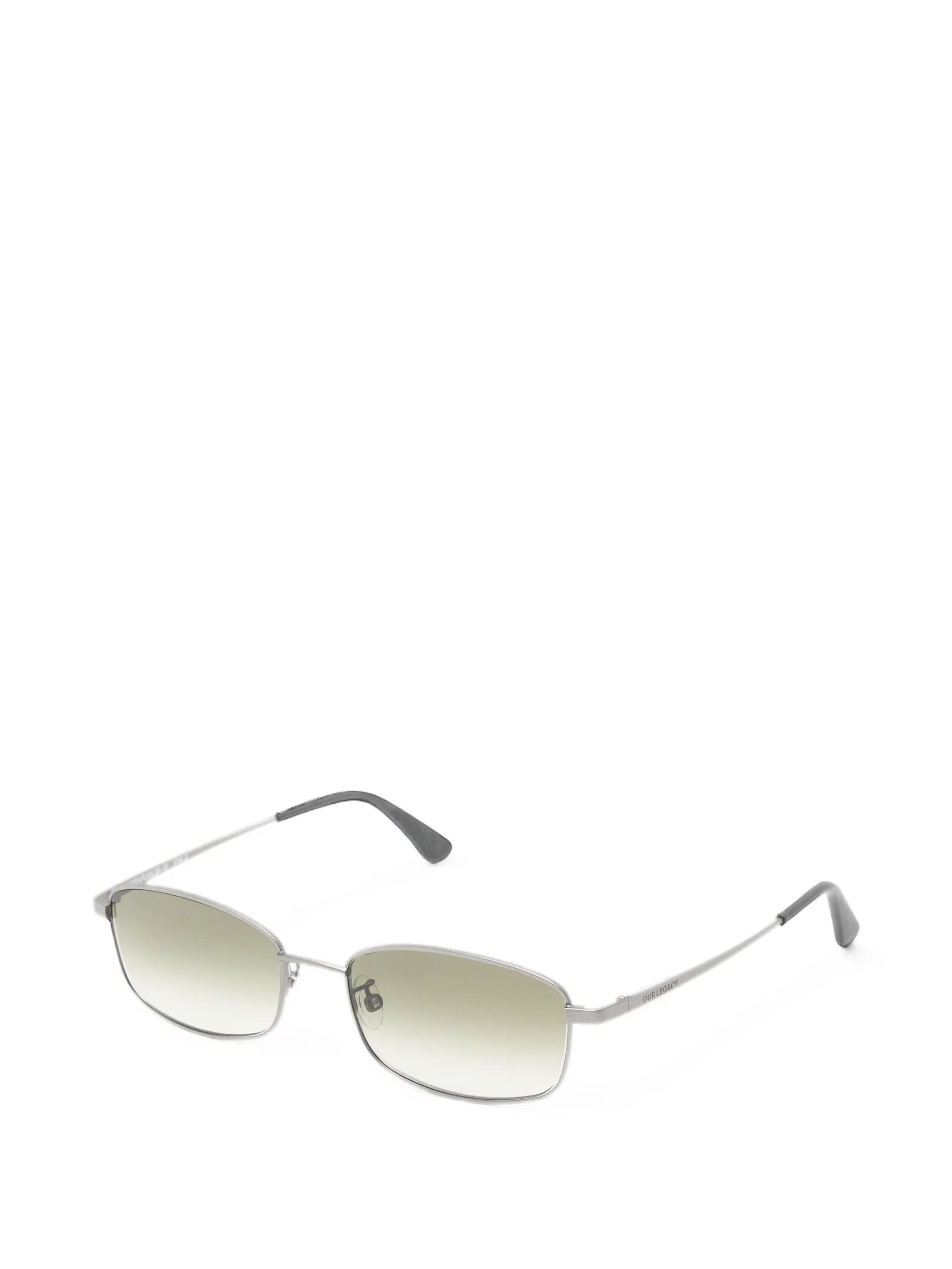 Librarian rectangle-frame sunglasses