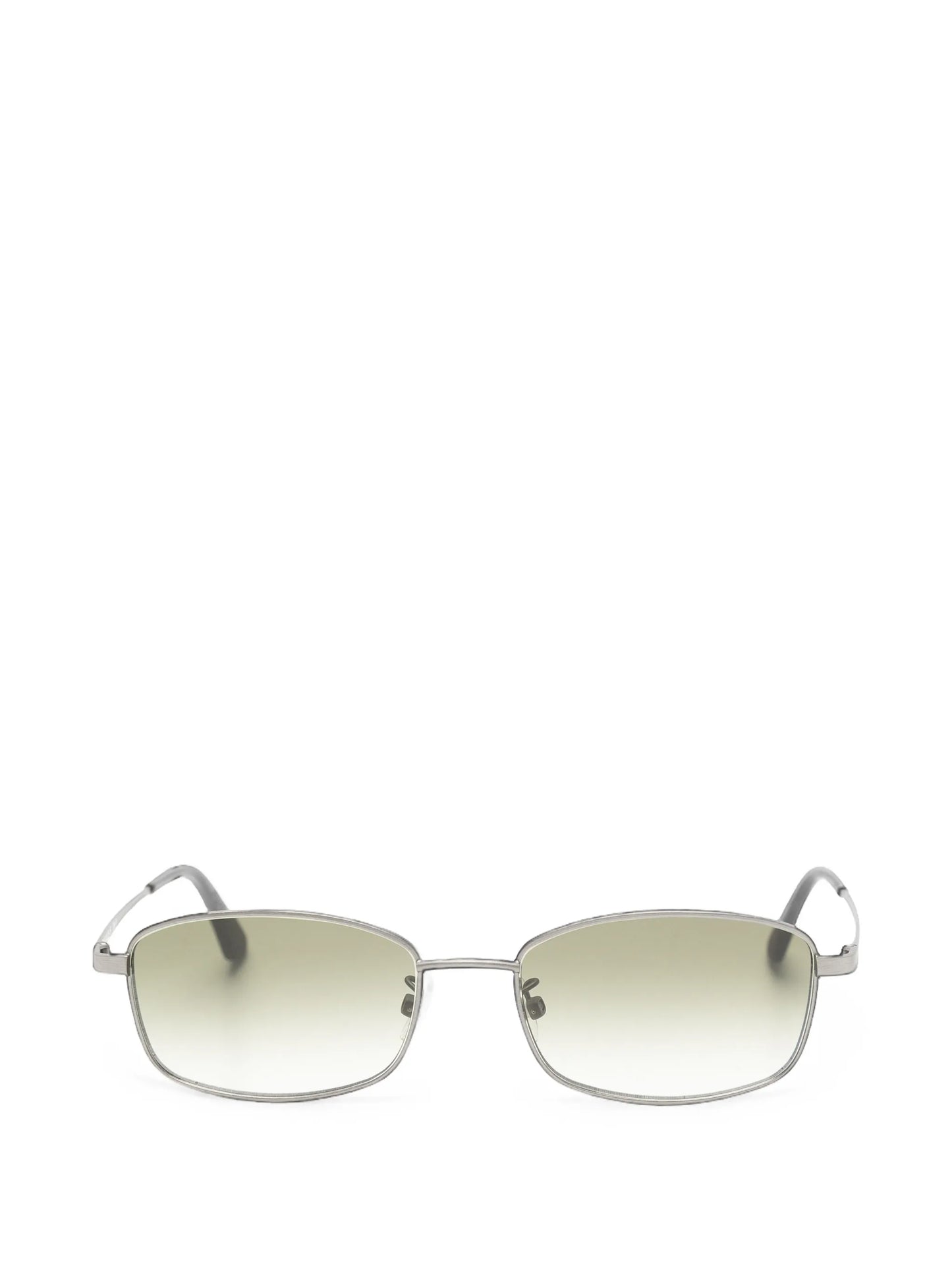 Librarian rectangle-frame sunglasses