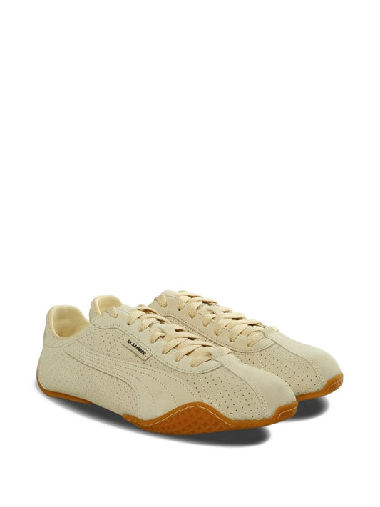 x Jil Sander perforated lace-up sneakers