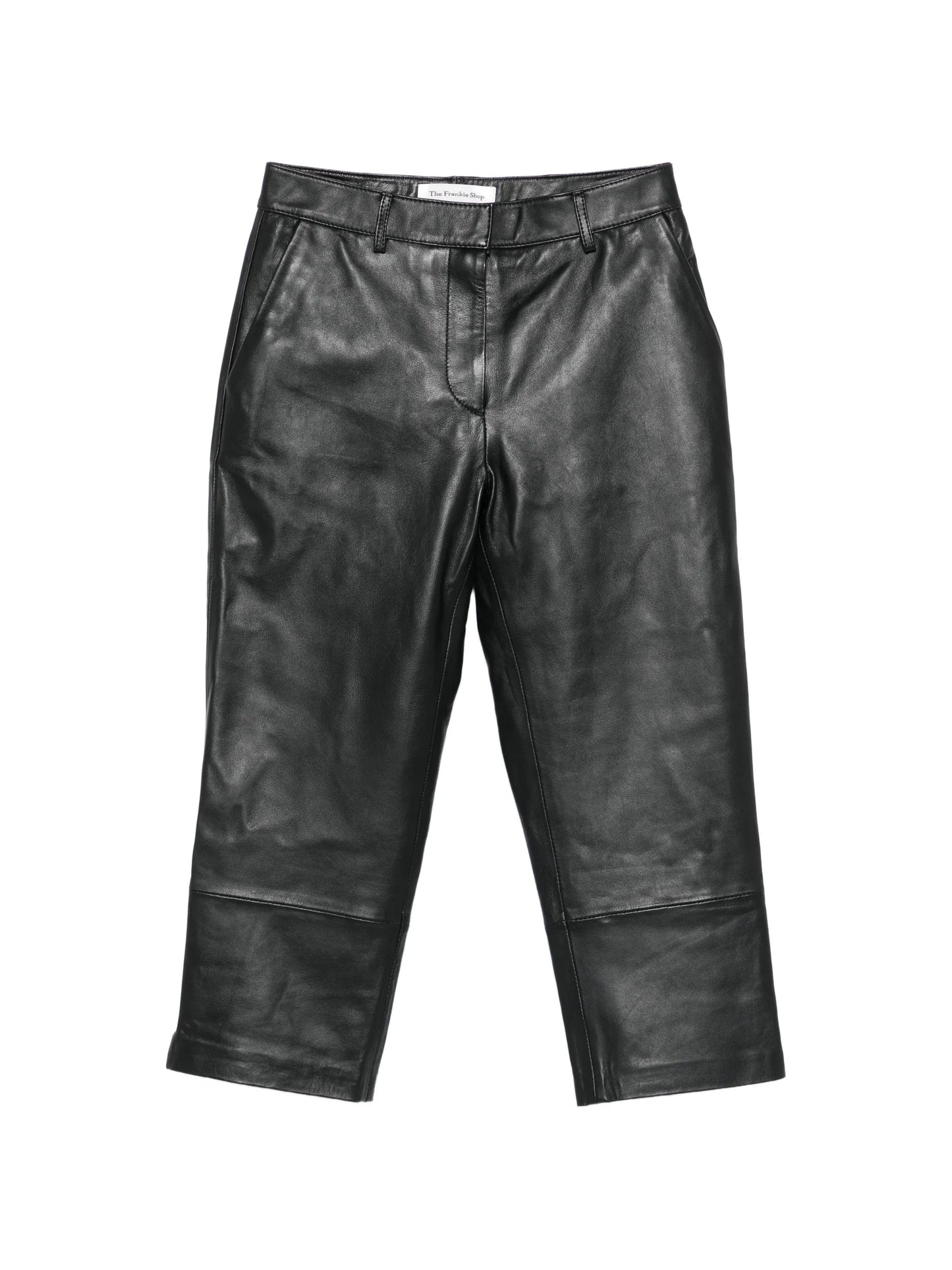 Lior leather capri trousers