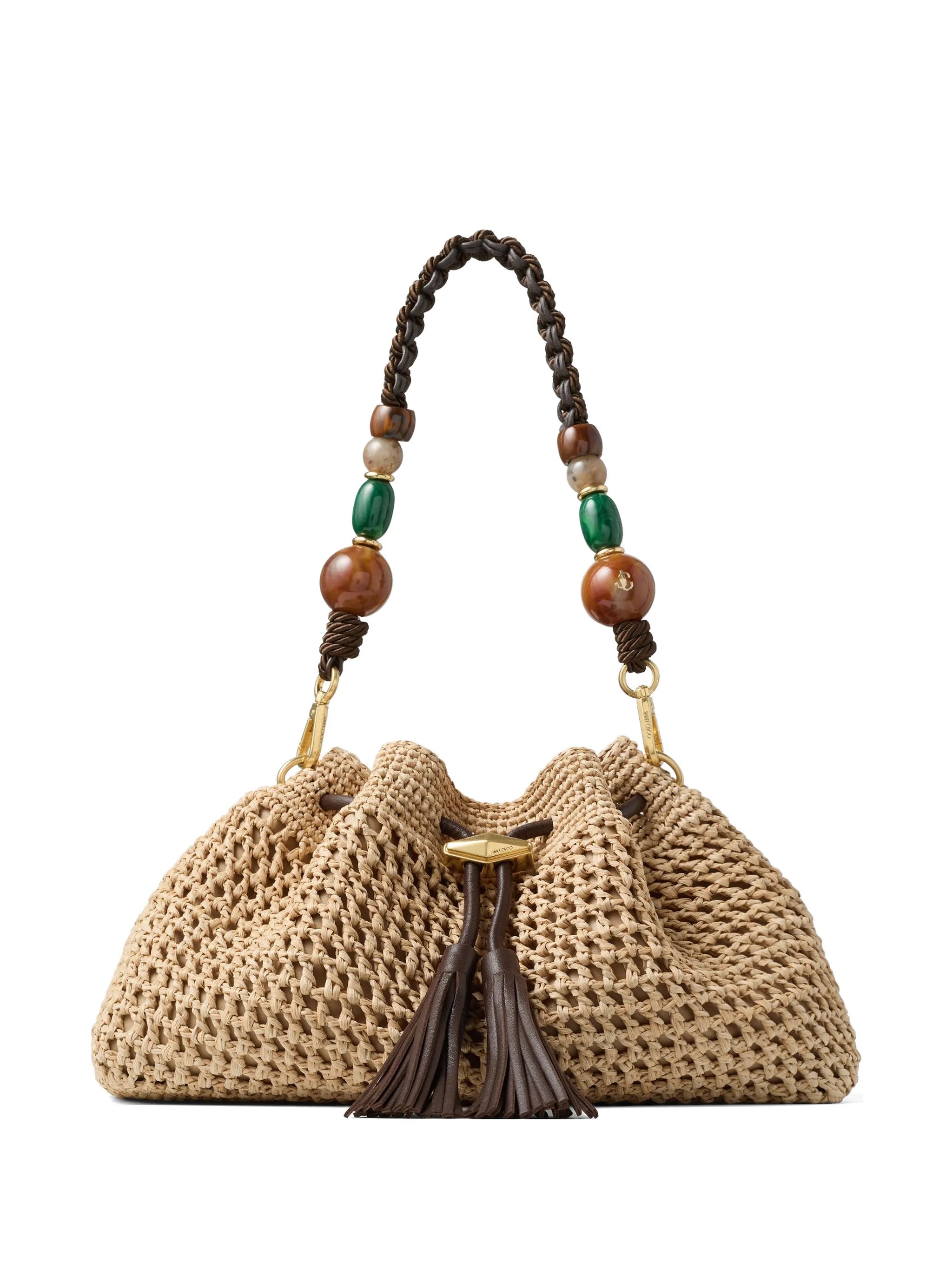 Bon Bon woven bucket bag