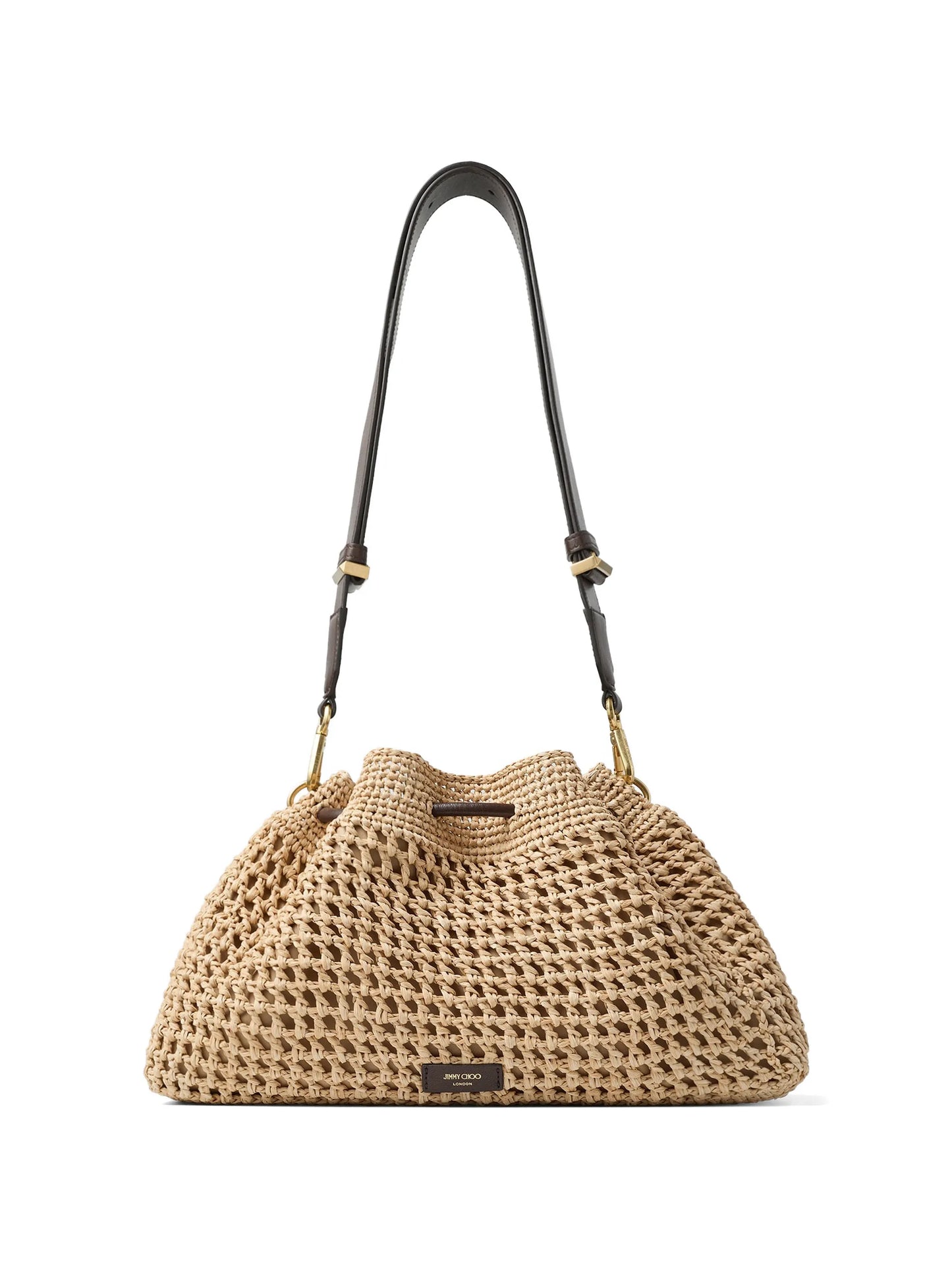Cinch beaded shoulder bag