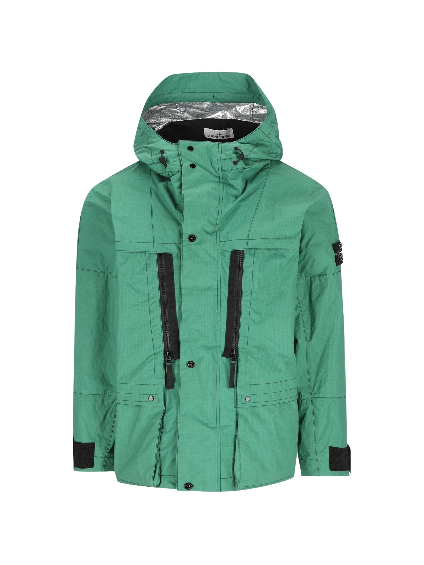 logo-badge hooded jacket