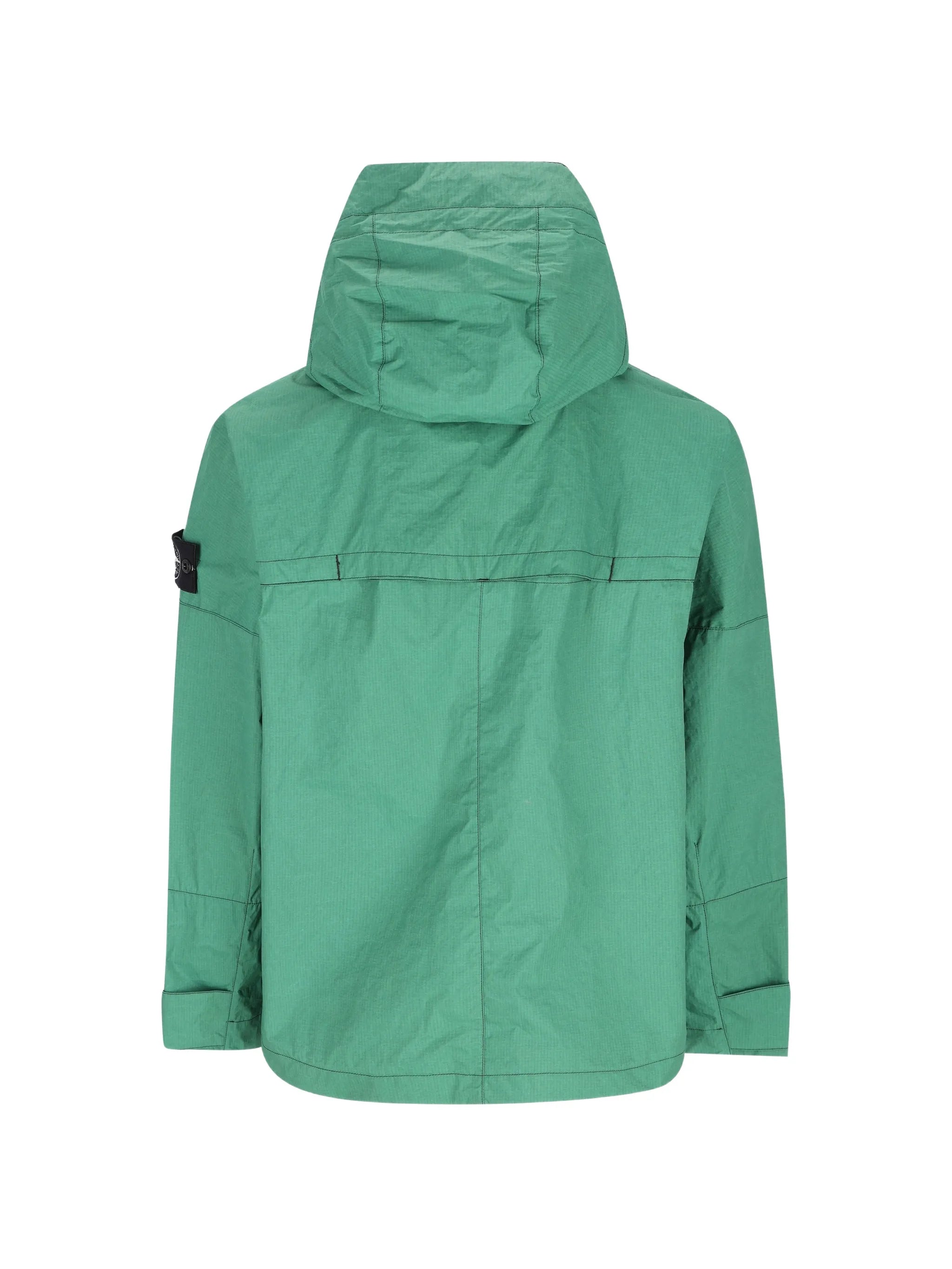 logo-badge hooded jacket