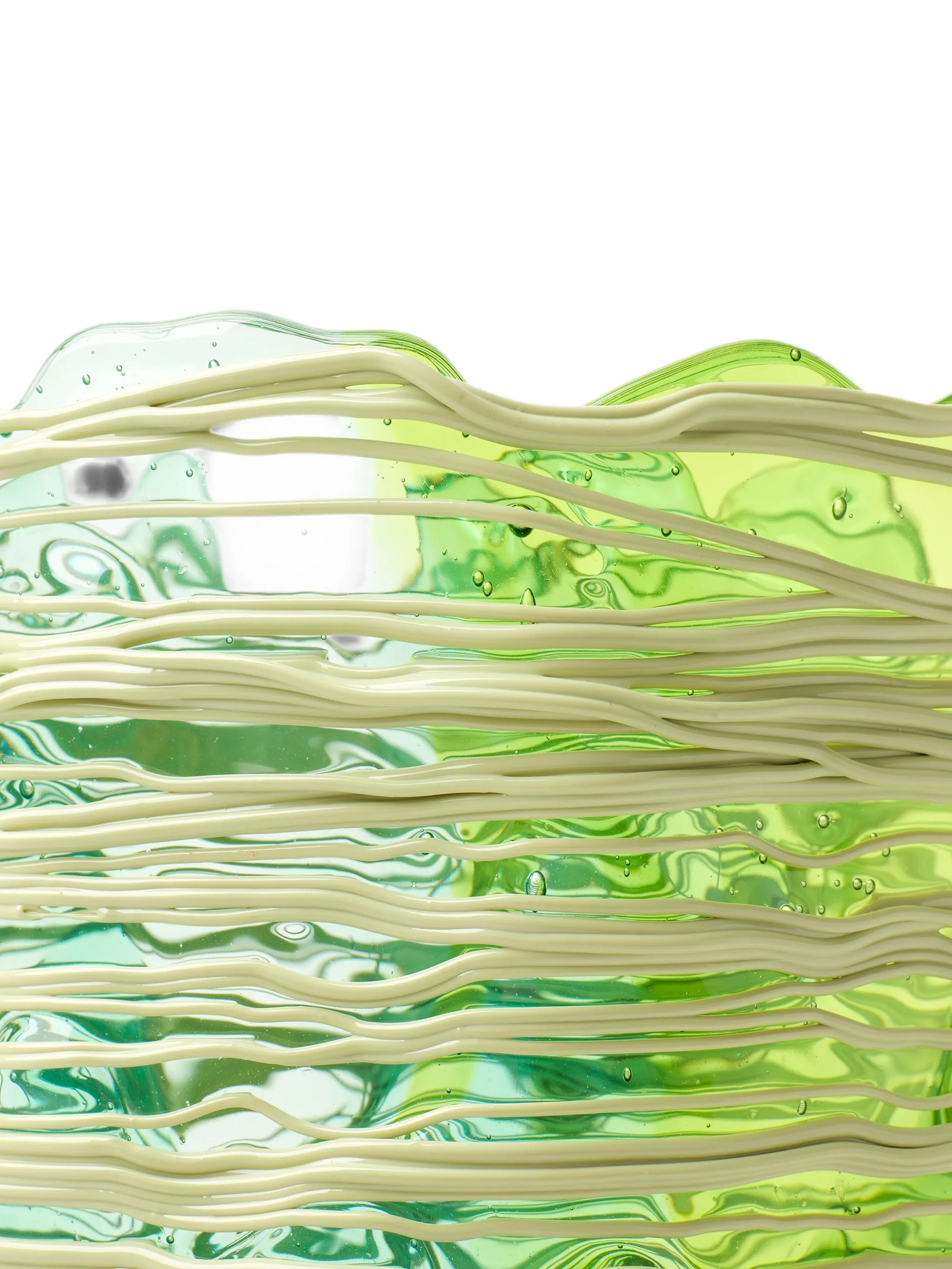 x Browns exclusive Spaghetti wavy-trim vase