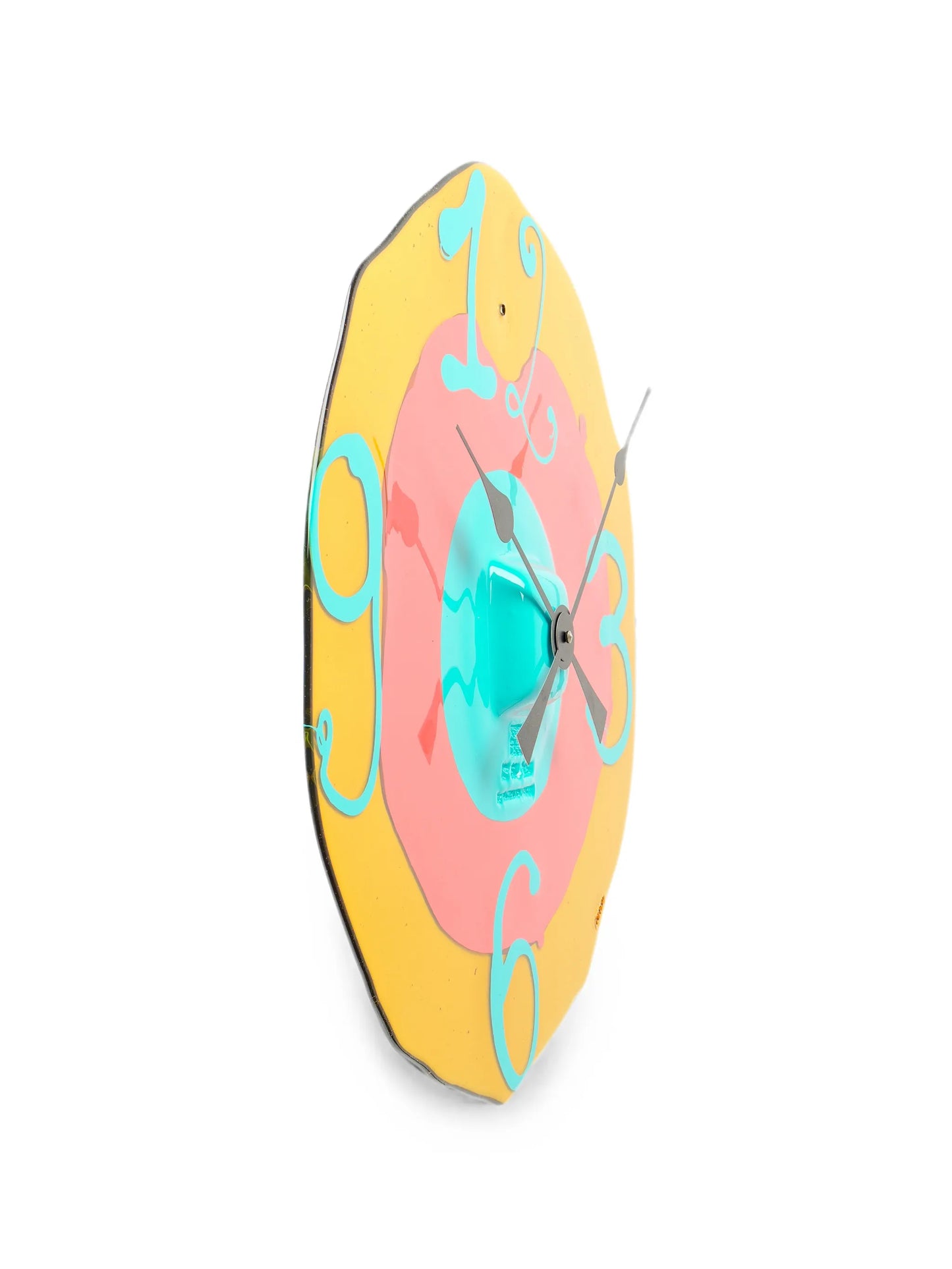 x Browns exclusive Watch Me irregular-shape clock
