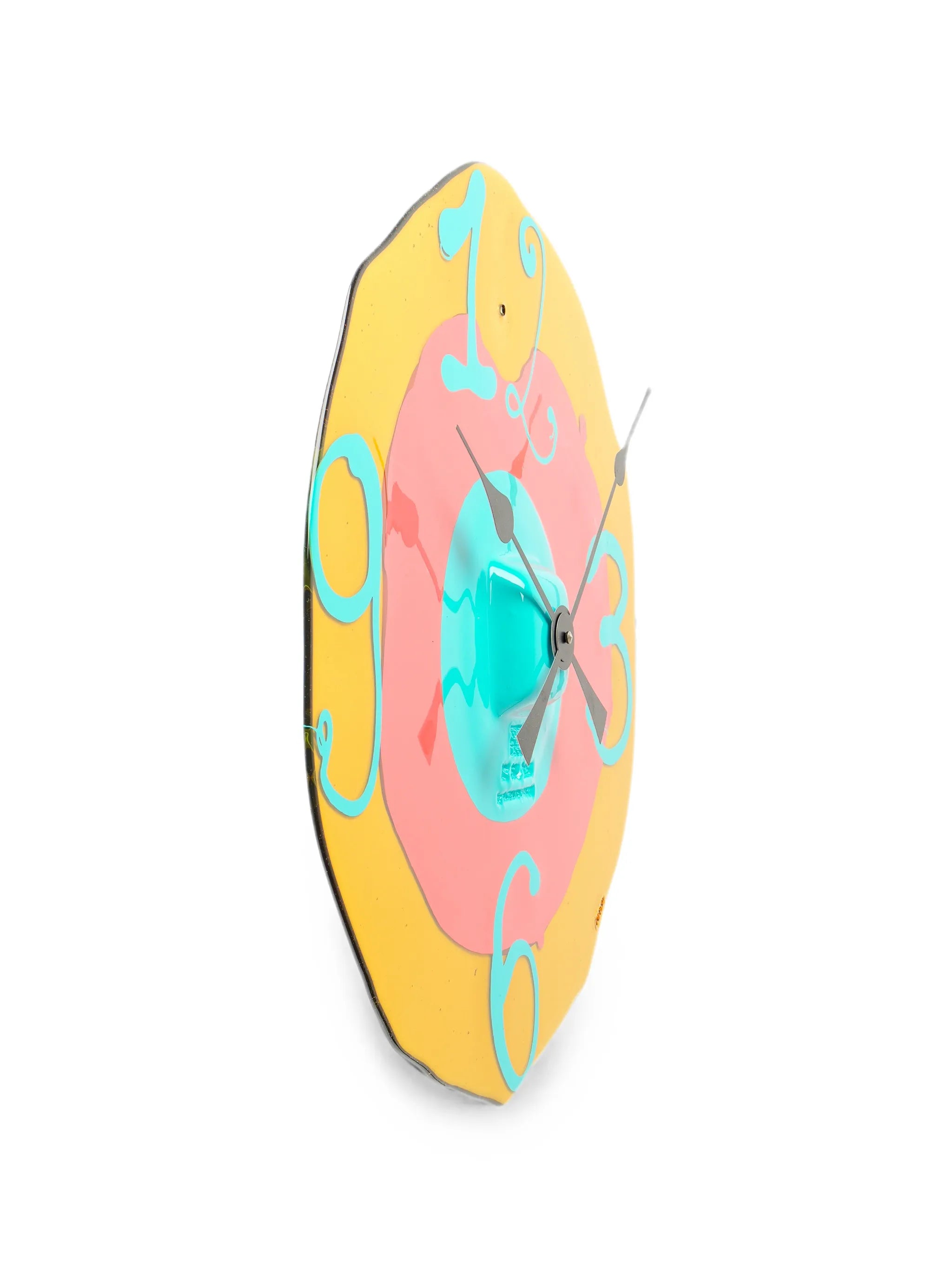 x Browns exclusive Watch Me irregular-shape clock