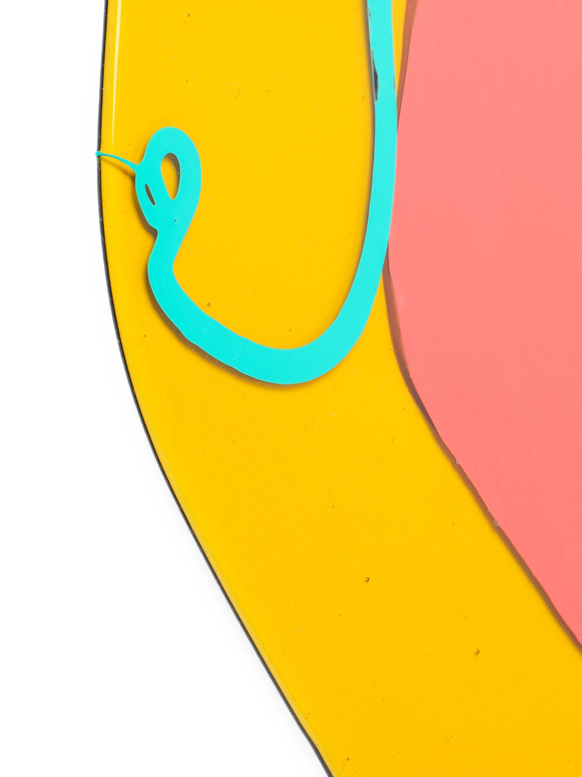 x Browns exclusive Watch Me irregular-shape clock