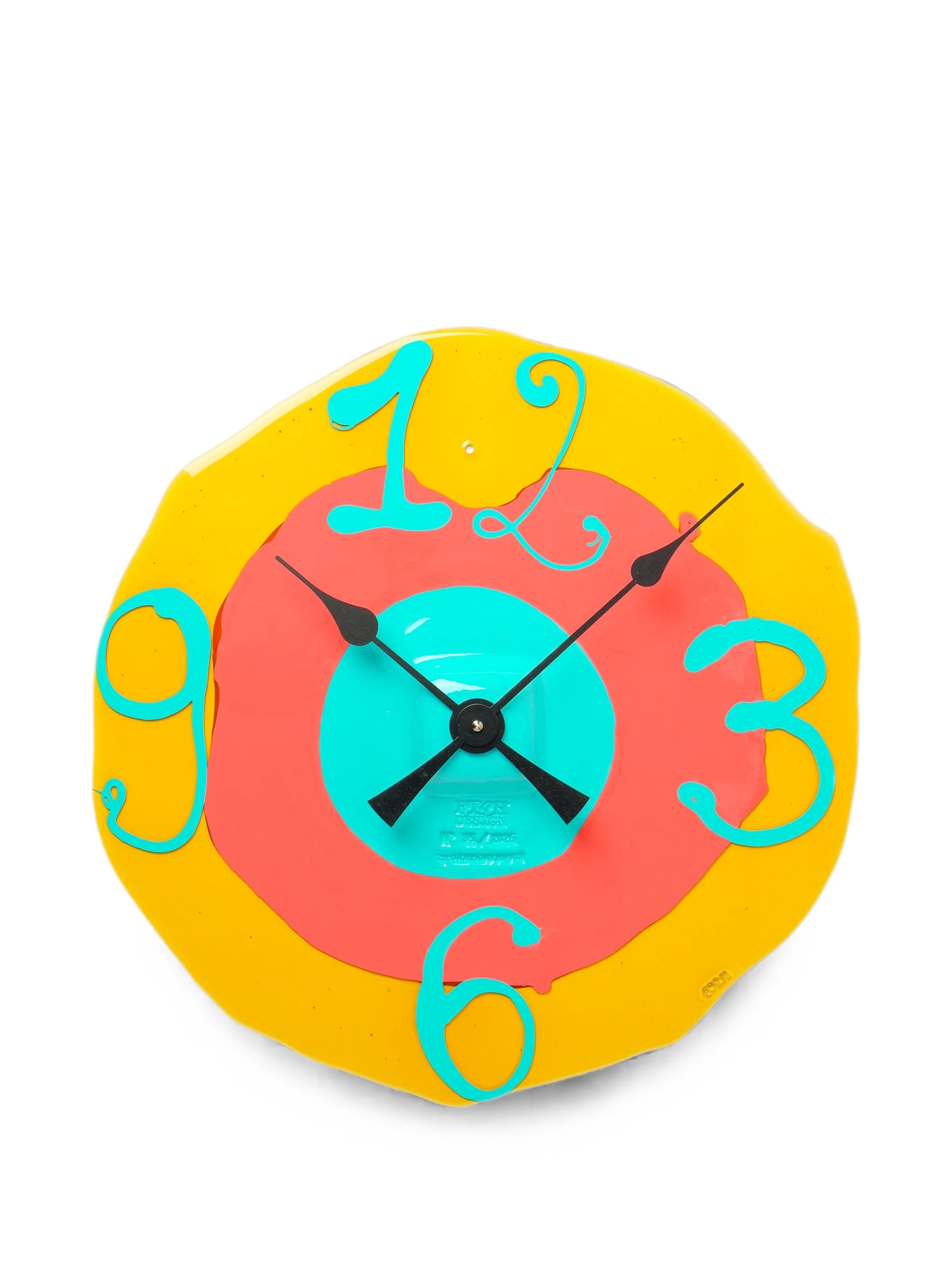 x Browns exclusive Watch Me irregular-shape clock