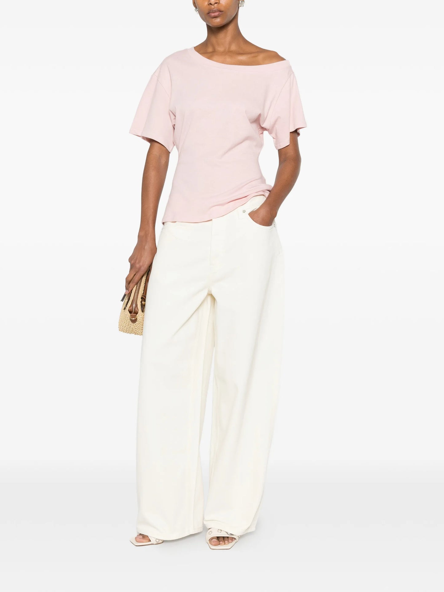 Elena off-the-shoulder T-shirt