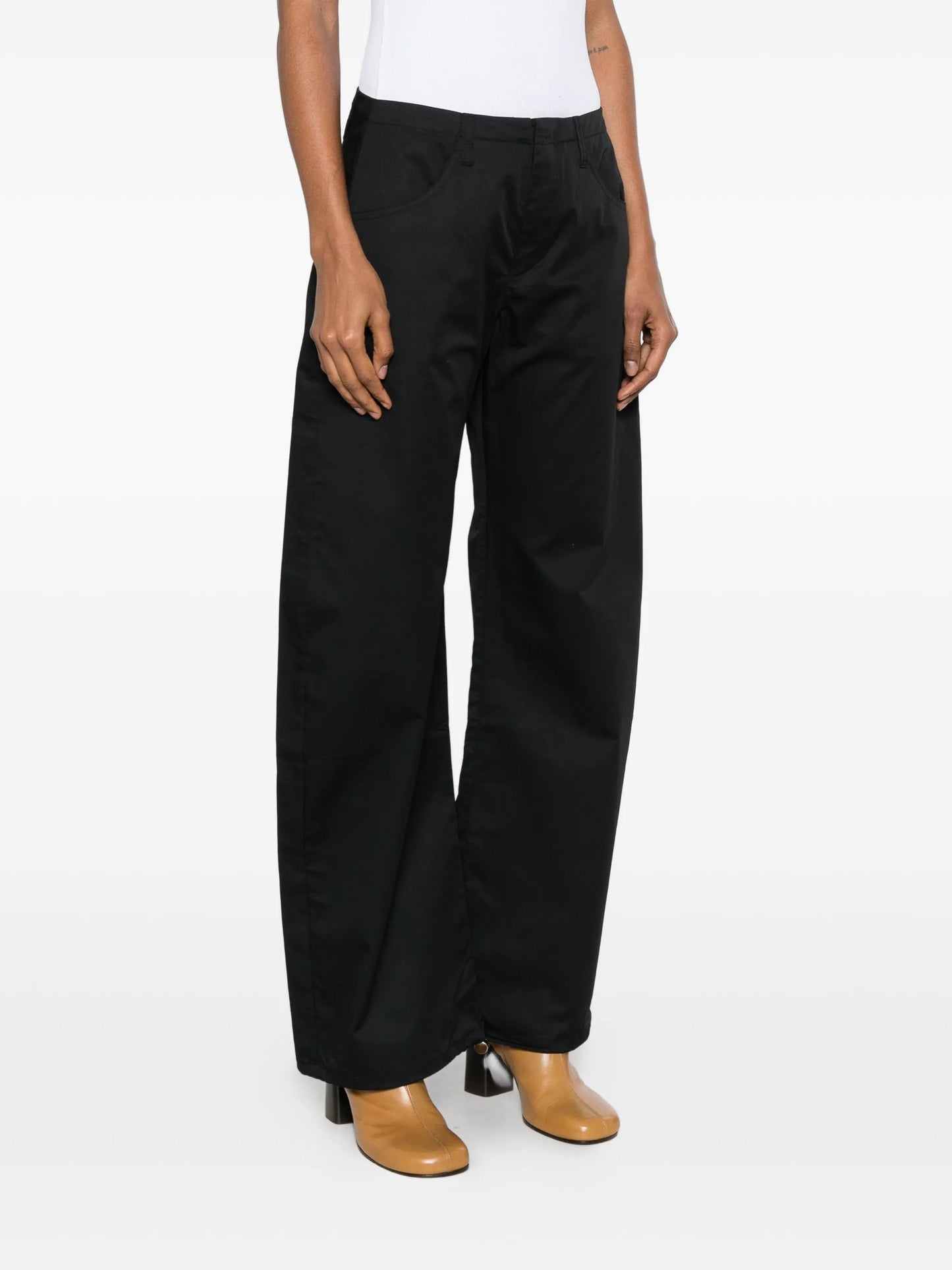 Isla Cinch belt-loop trousers