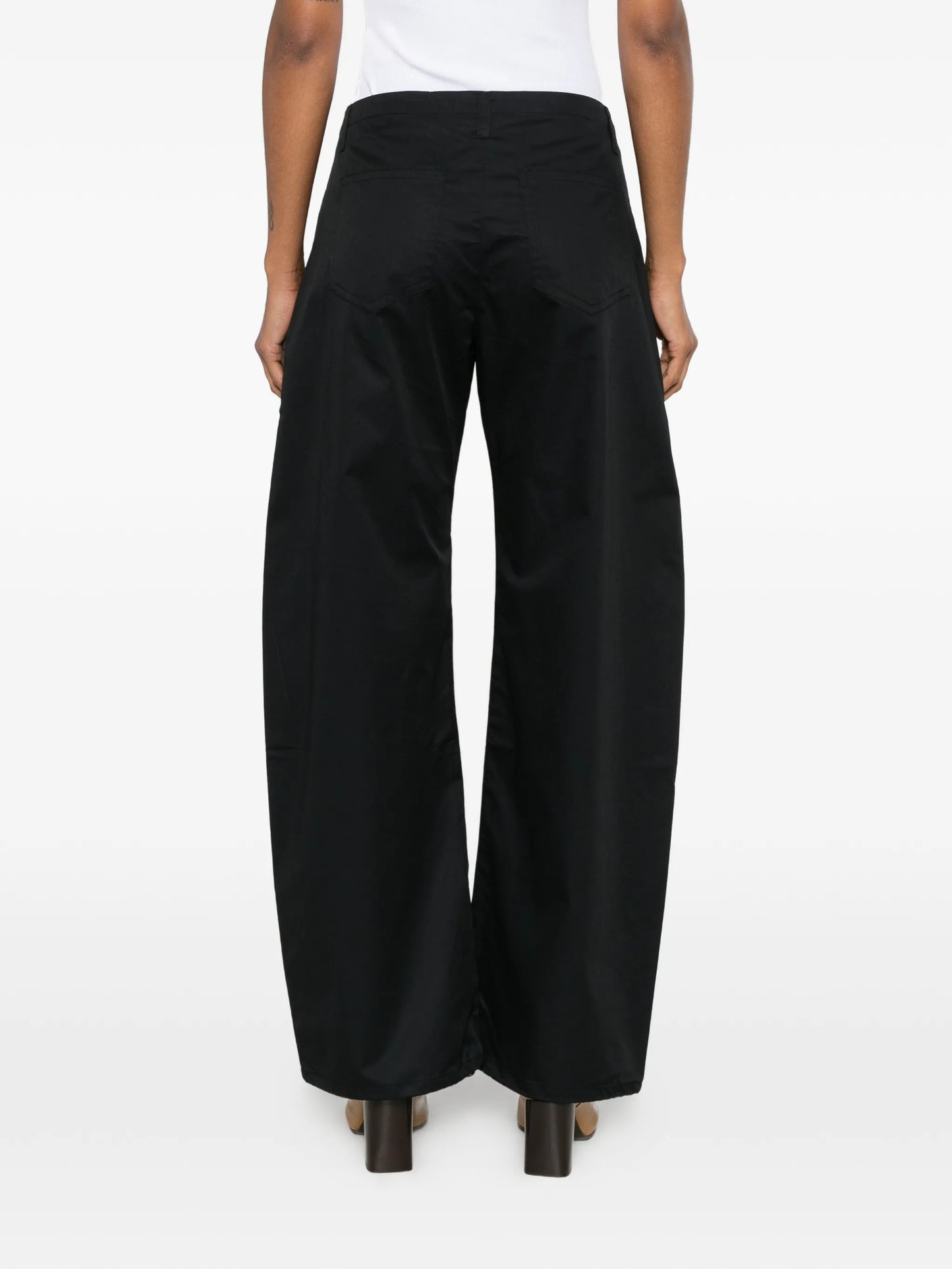 Isla Cinch belt-loop trousers