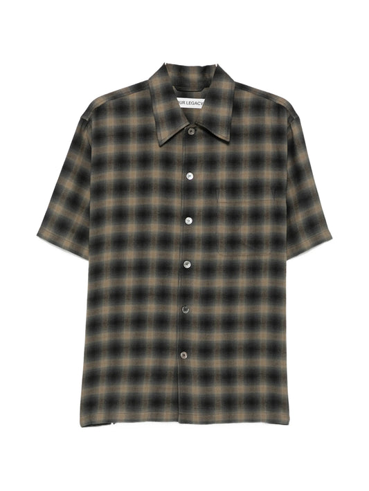 check-pattern shirt