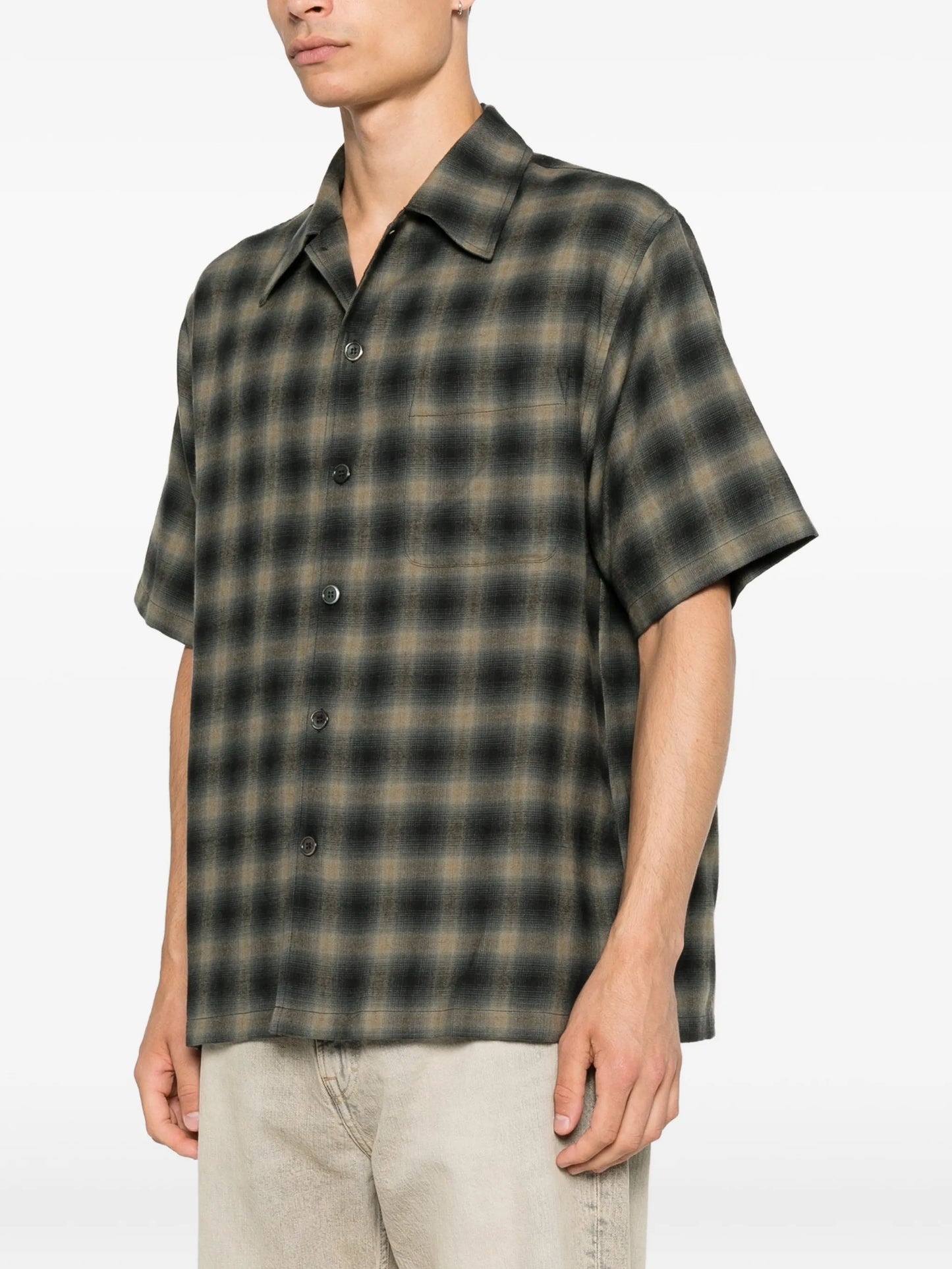 check-pattern shirt