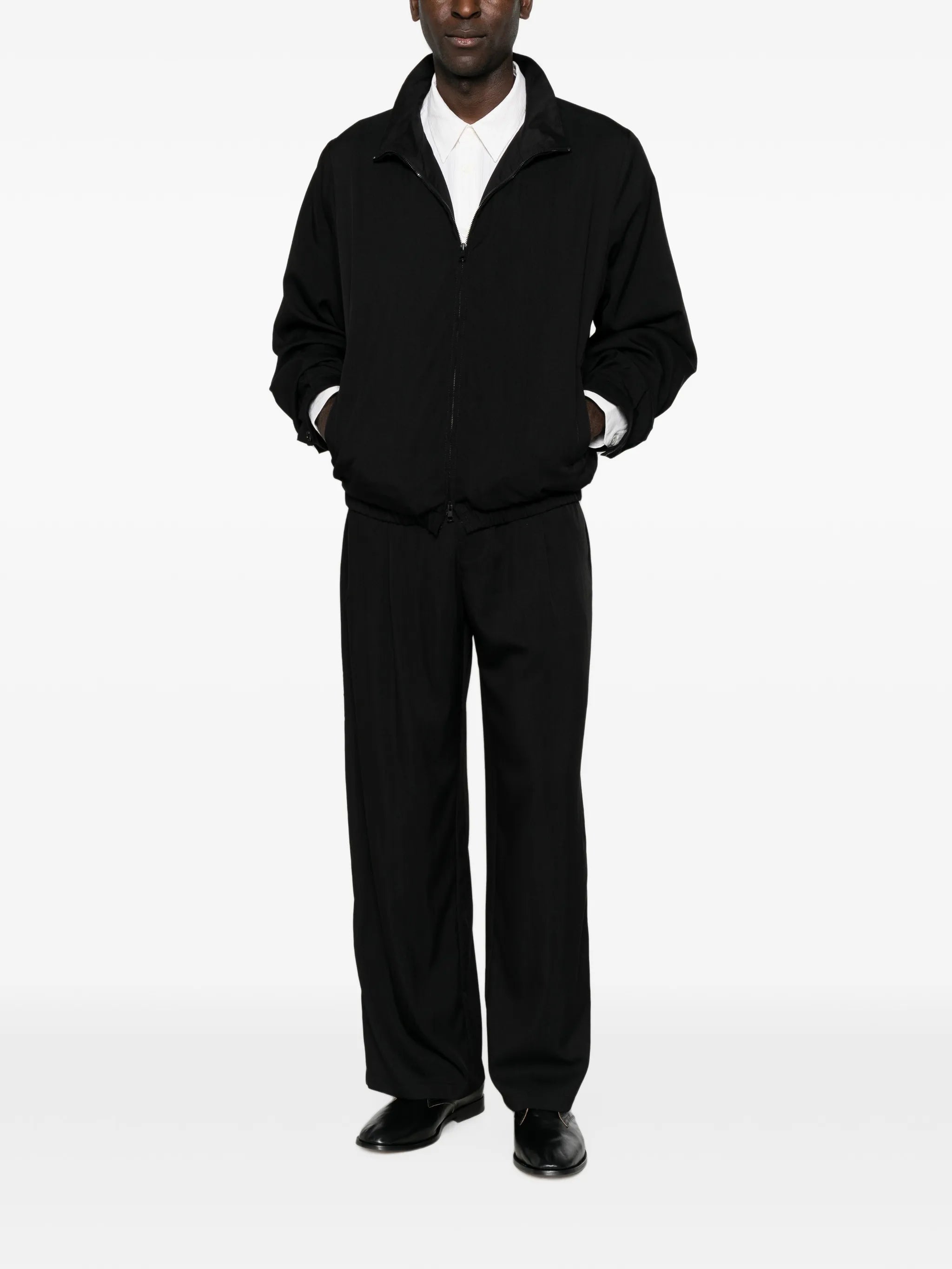 Casino drape twill jacket