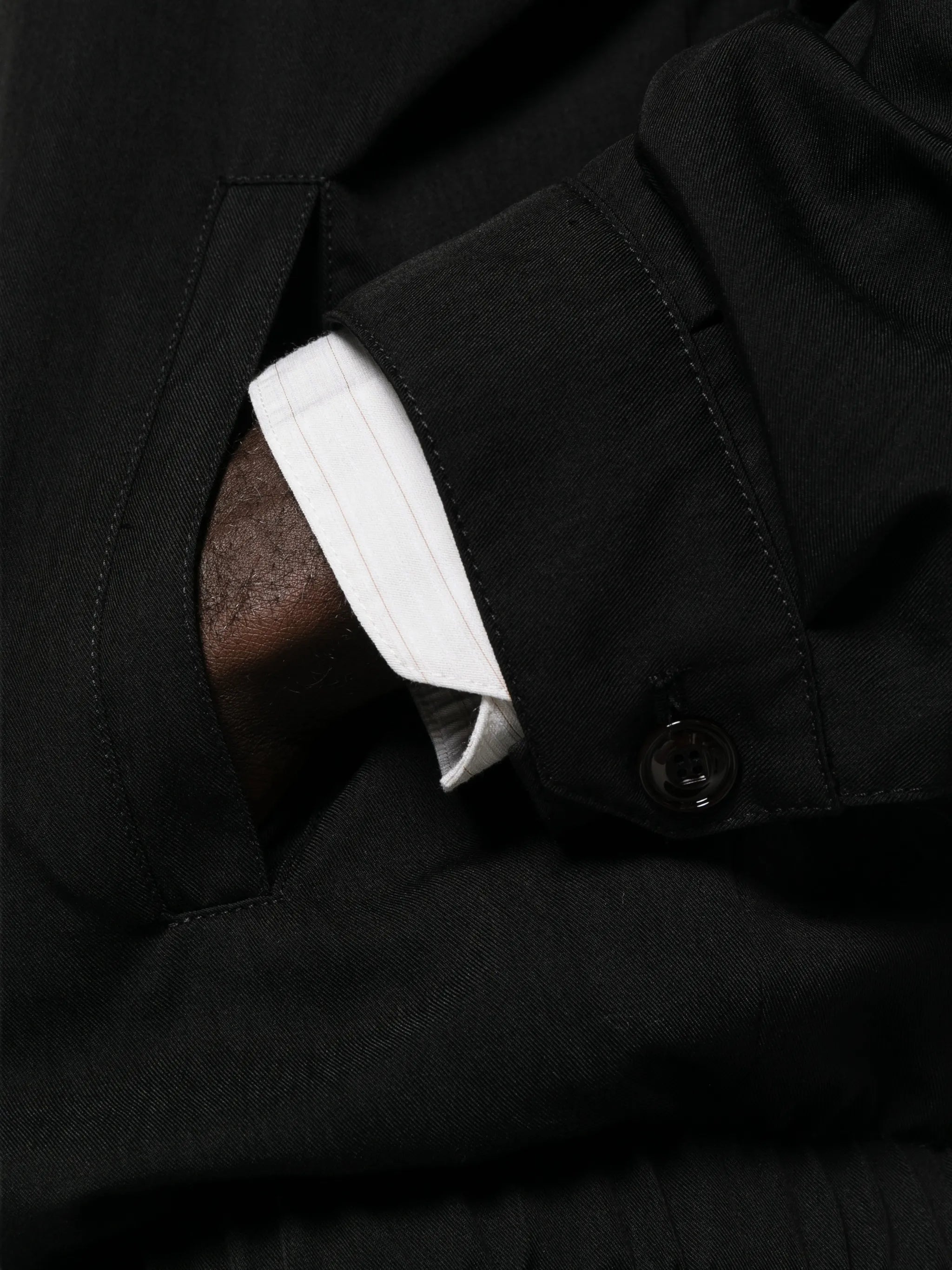 Casino drape twill jacket
