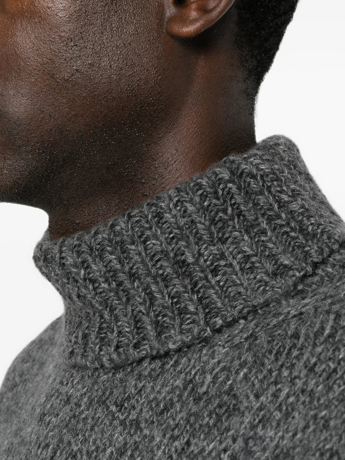 roll-neck wool sweater