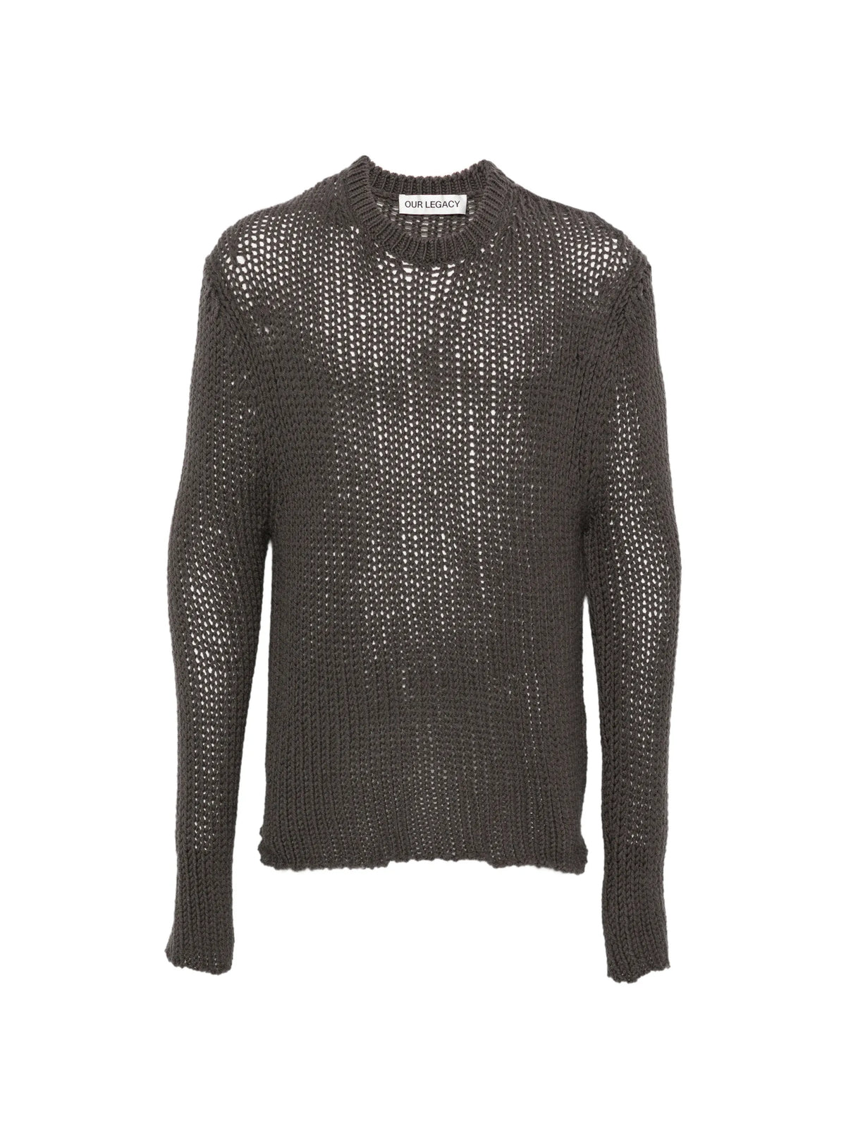 Popover chunky-knit sweater