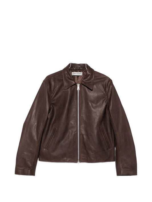 waxed leather jacket