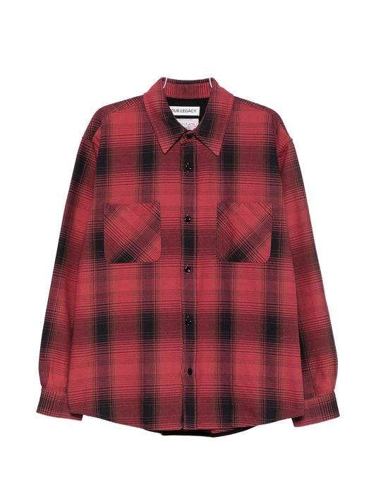 Ranch check-pattern shirt