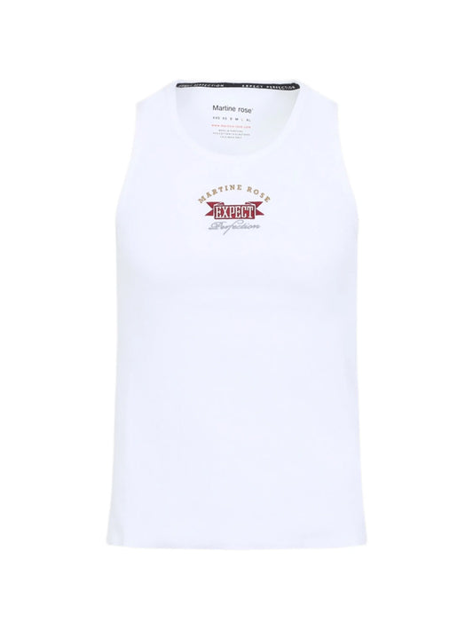 logo-print vest