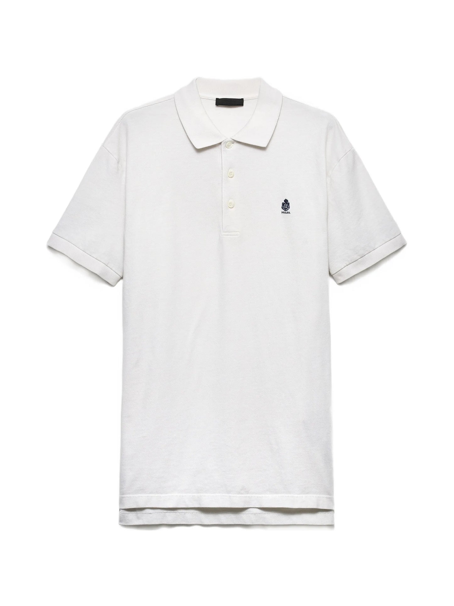 Garment-dyed cotton polo shirt