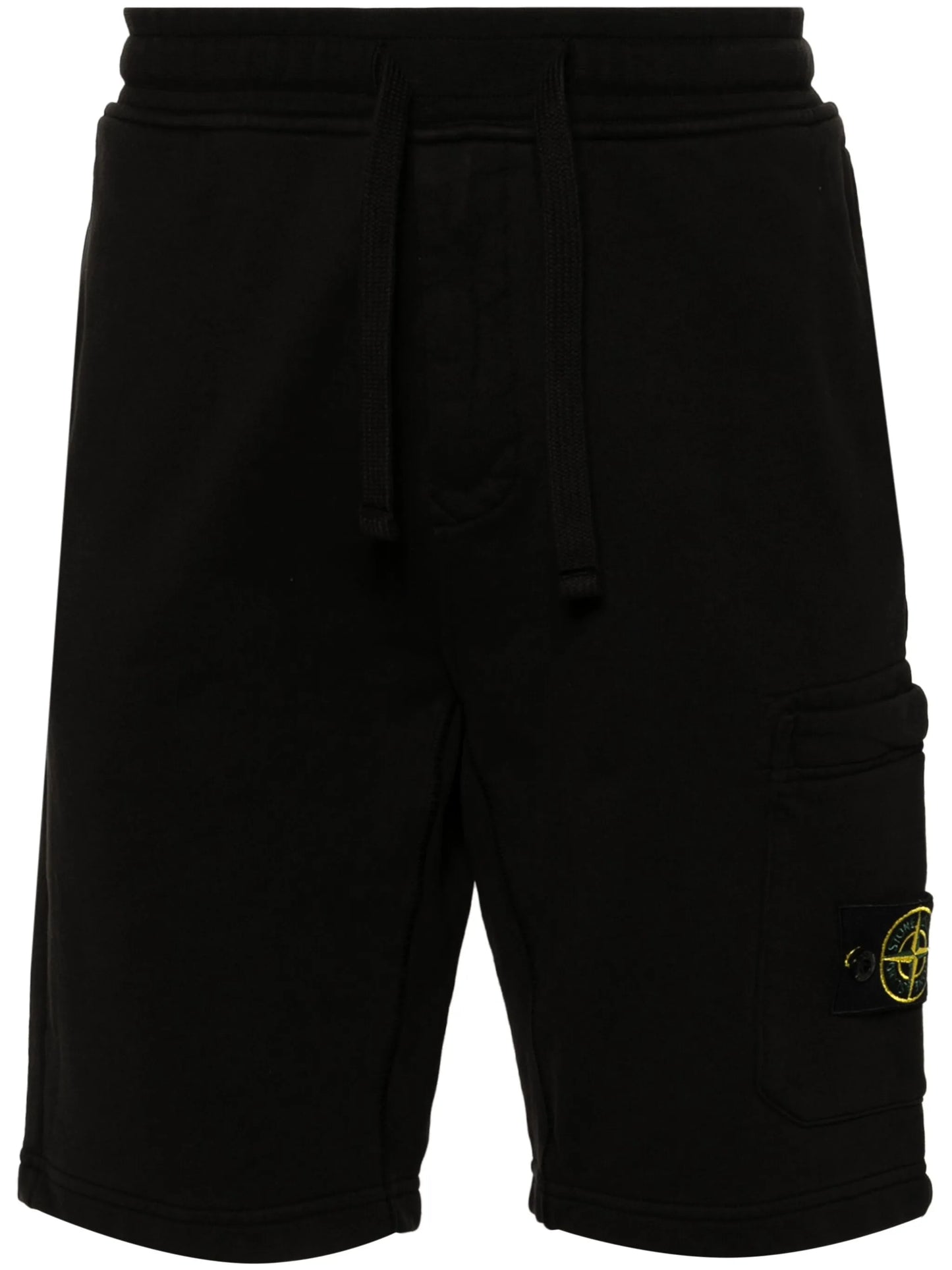 logo-patch track shorts