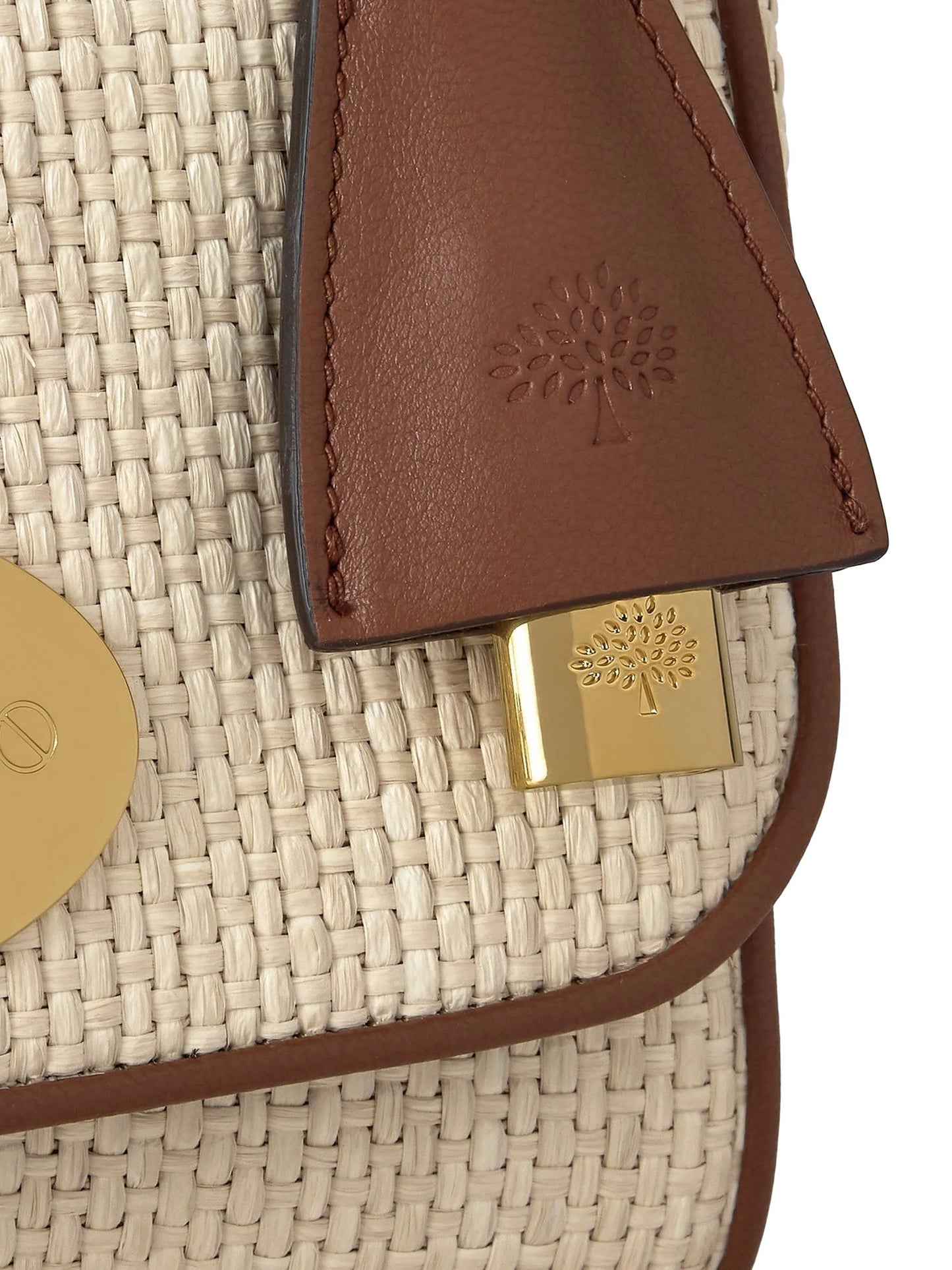 Lily raffia shoulder bag