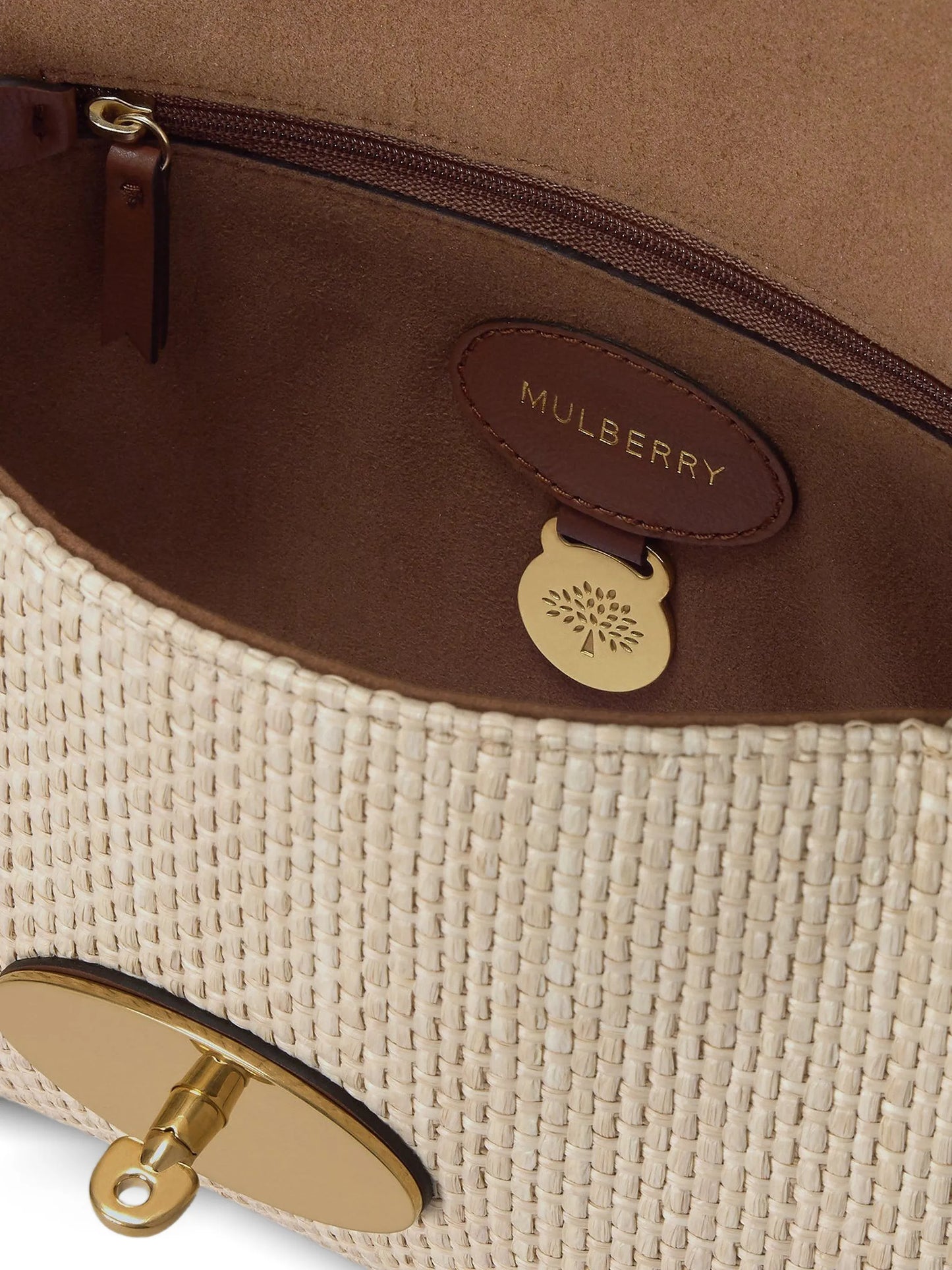 Lily raffia shoulder bag