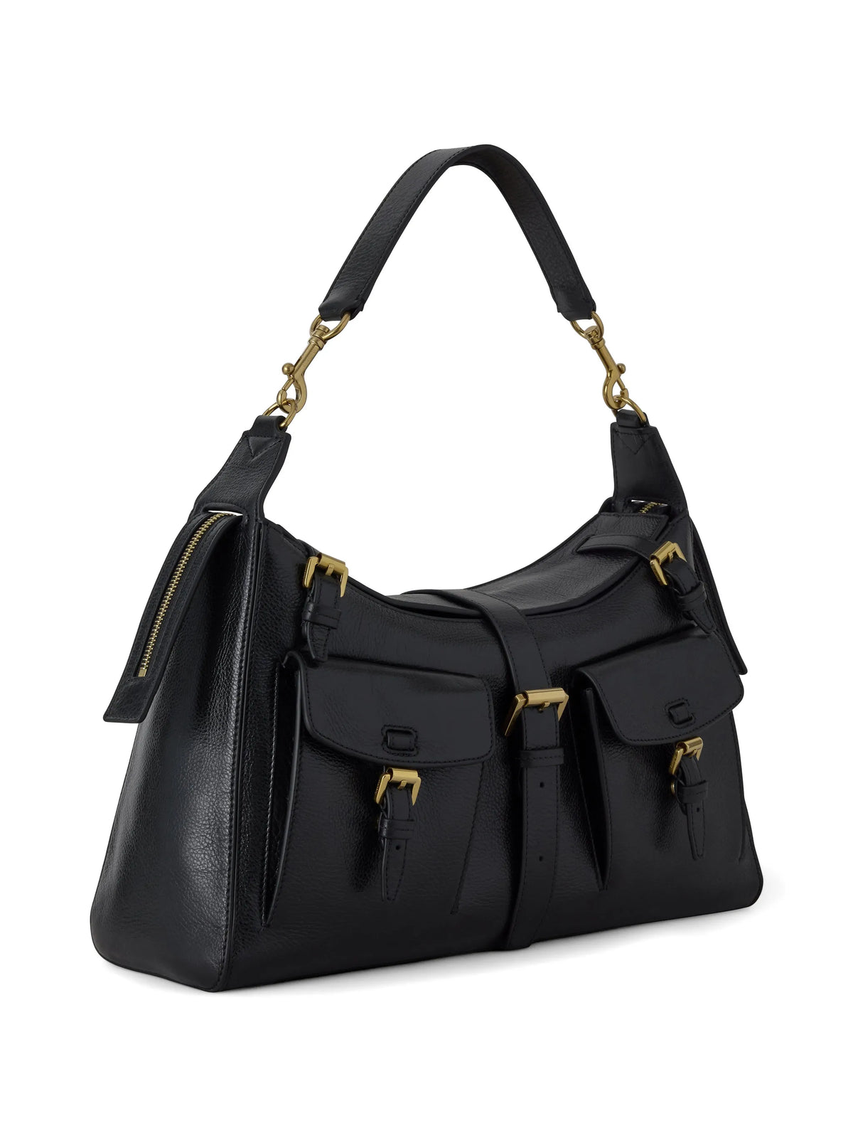 Roxanne buckle-detail shoulder bag