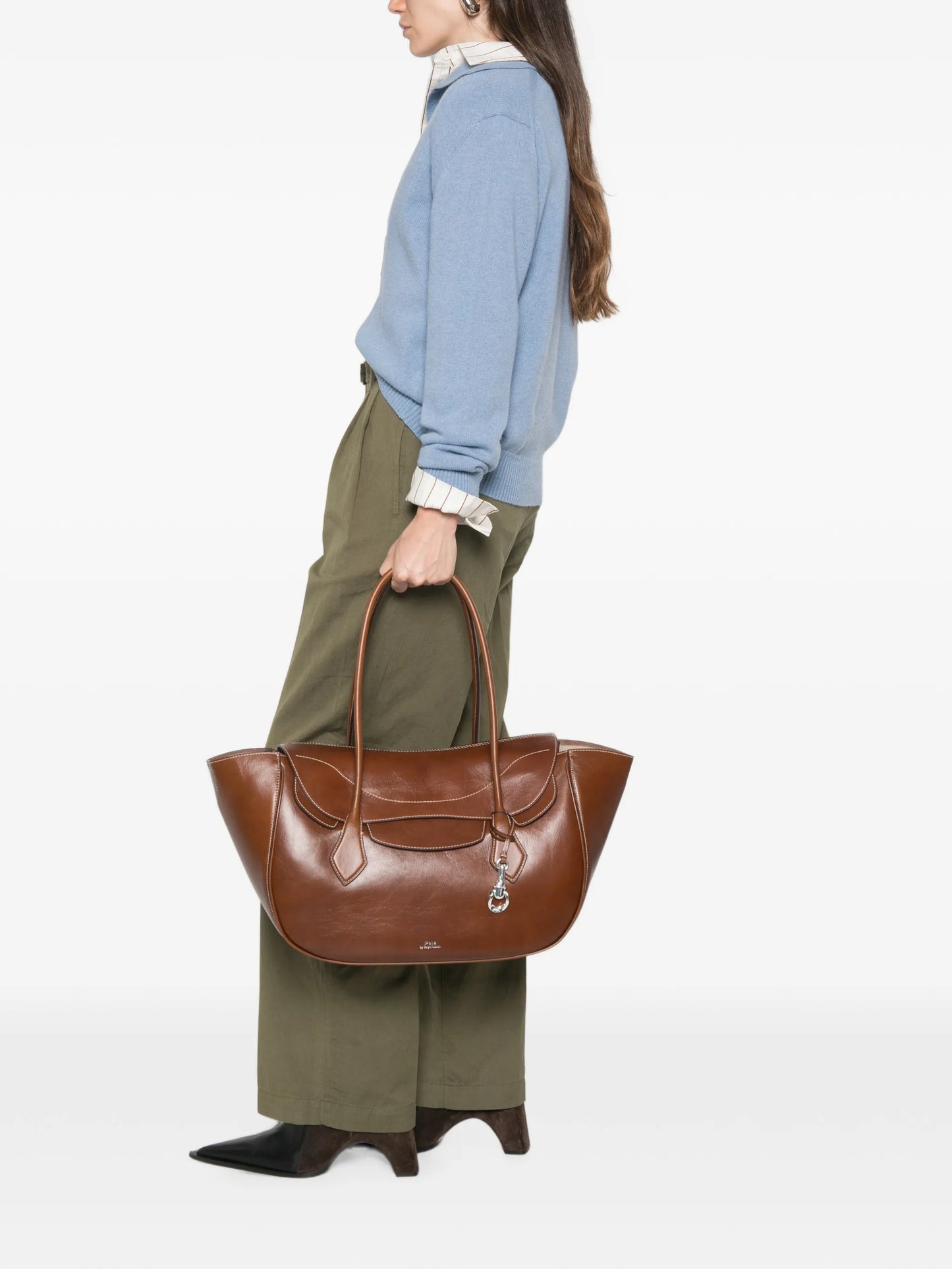 large Blaze leather shoulder bag