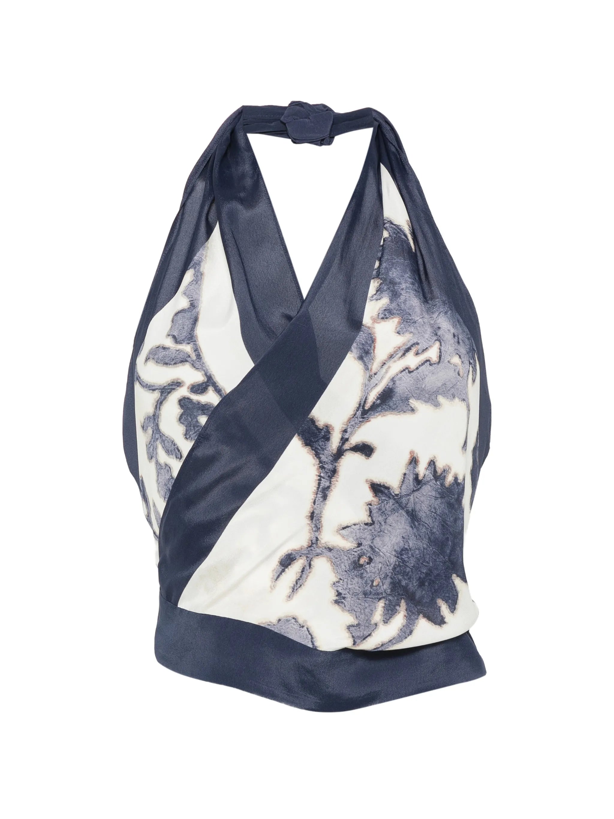 Phillipa floral-print halter-neck top