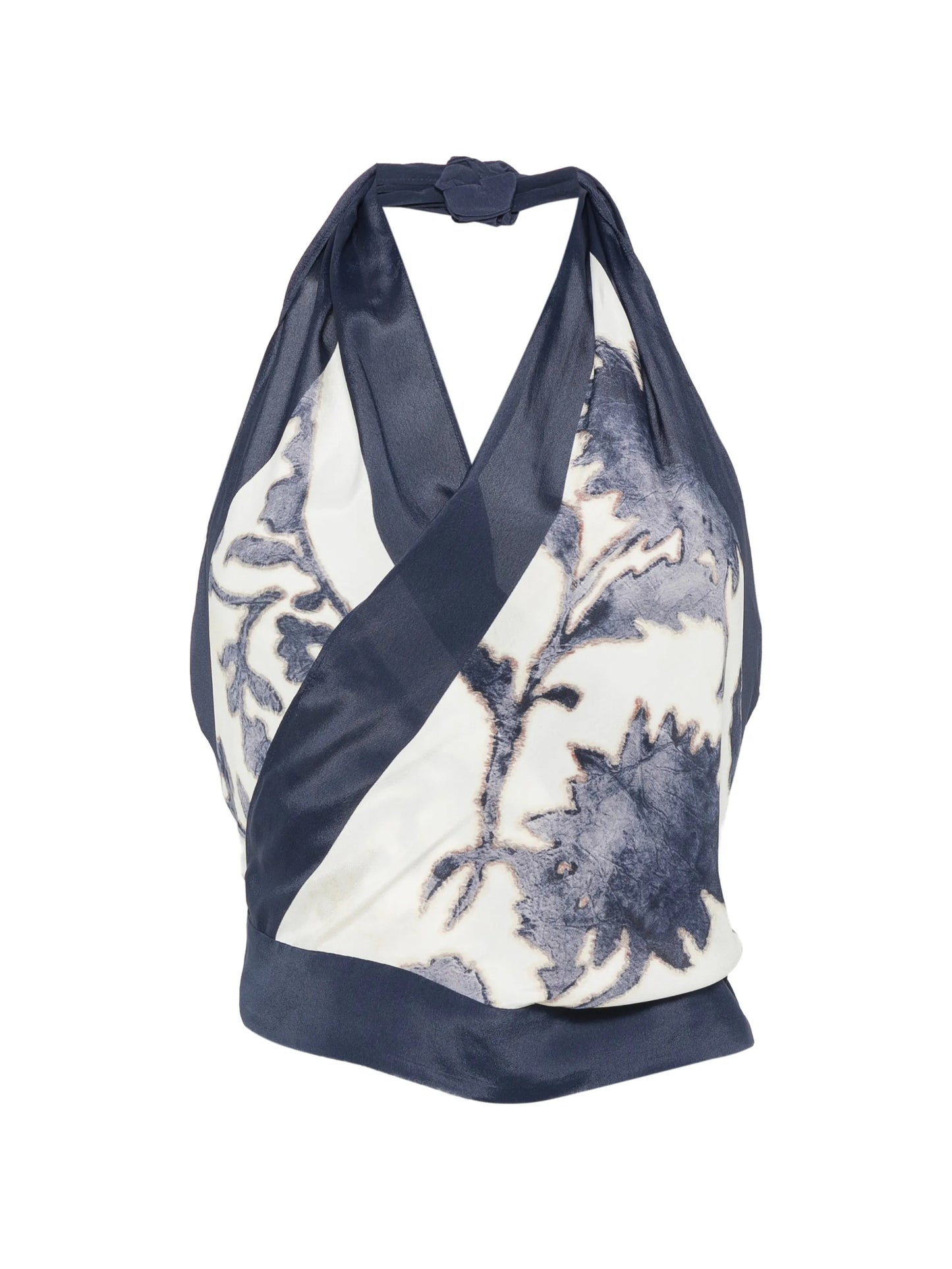 Phillipa floral-print halter-neck top