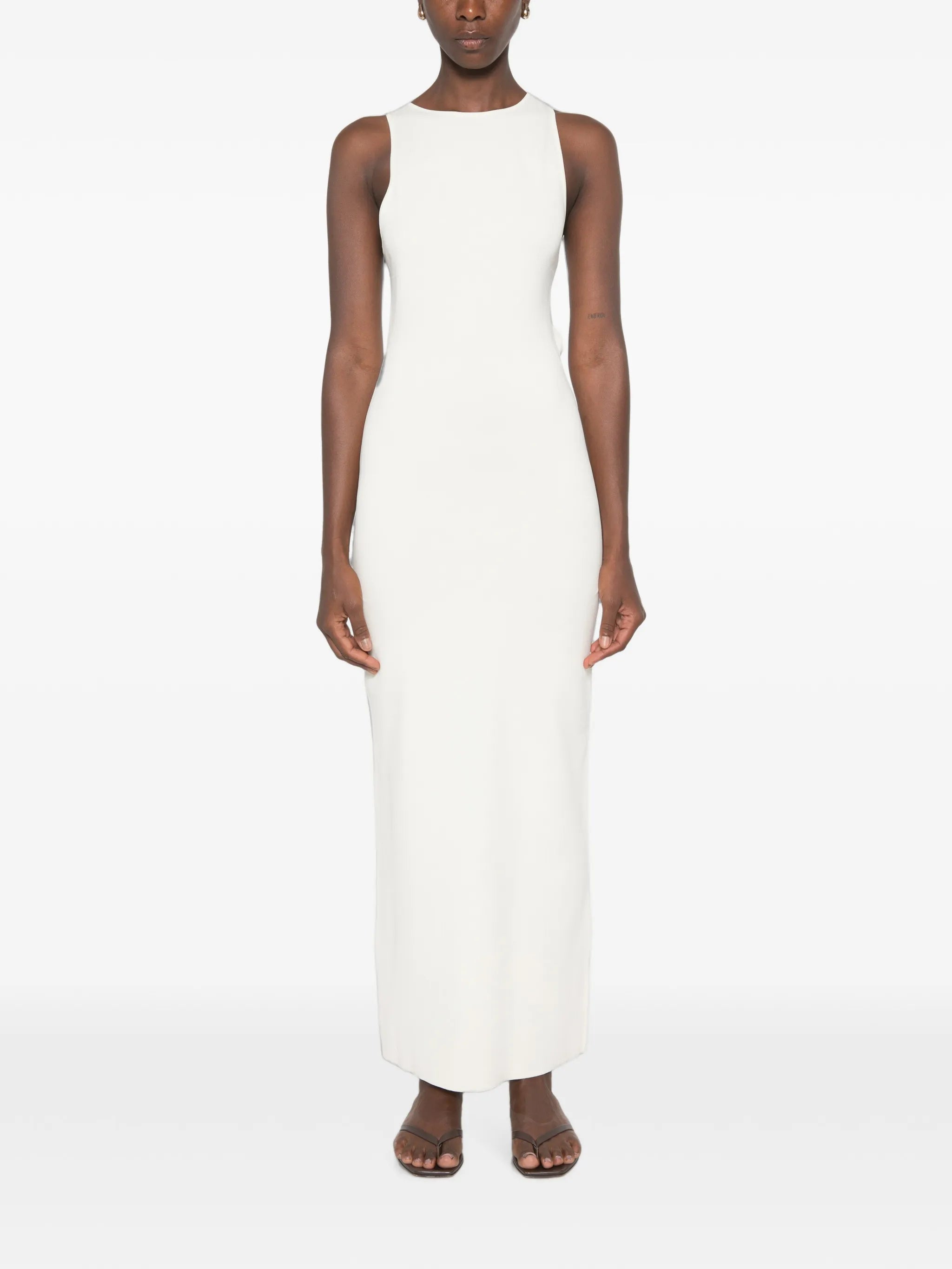 Saba cross-back bead-embellished maxi dress