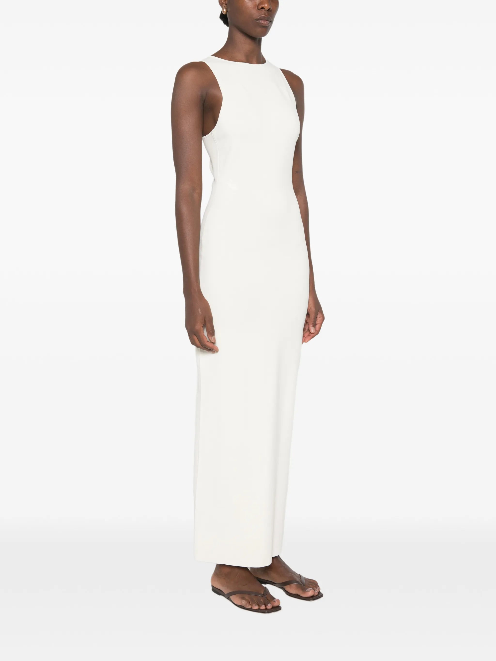 Saba cross back midi dress