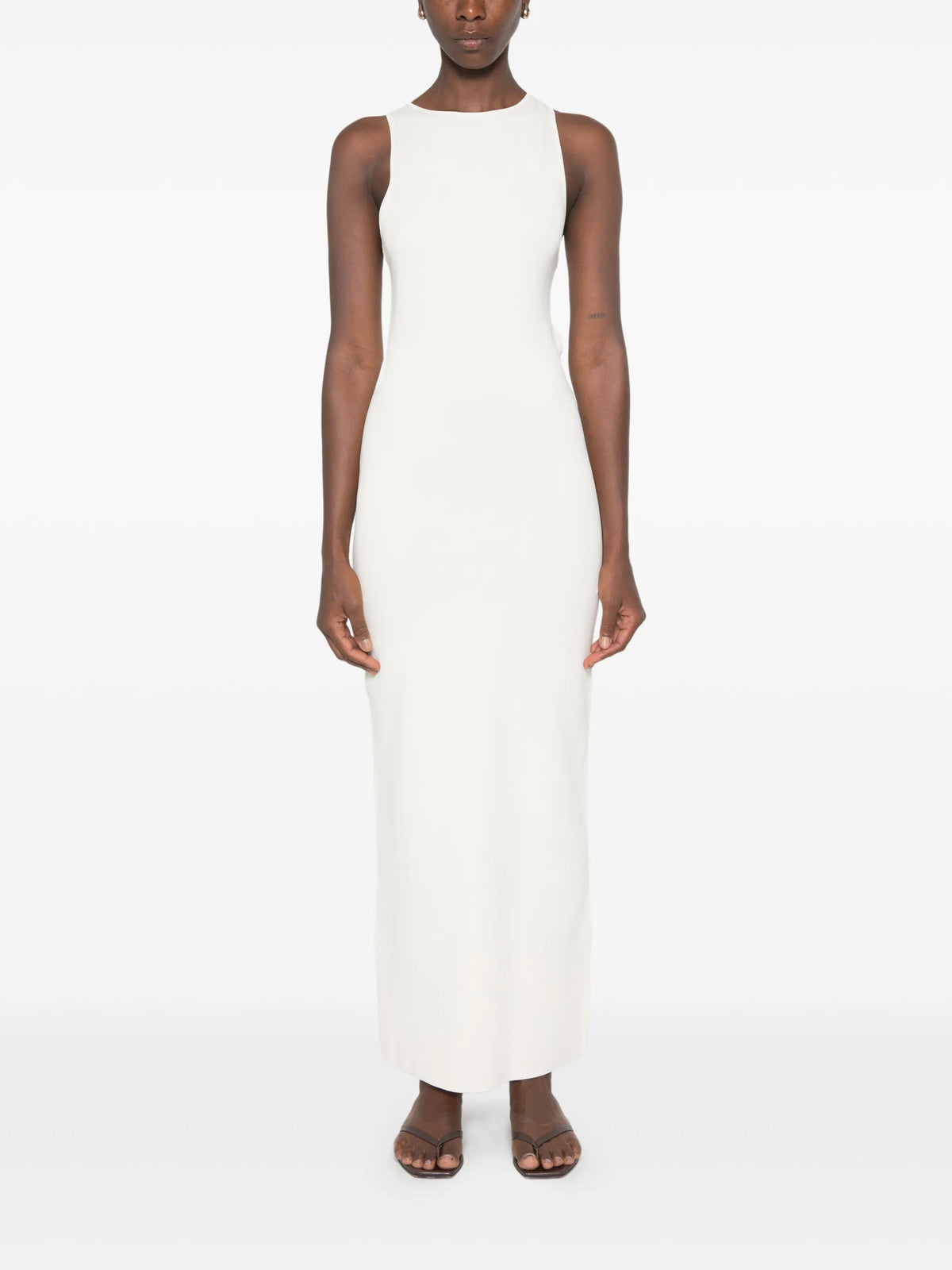 Saba cross back midi dress