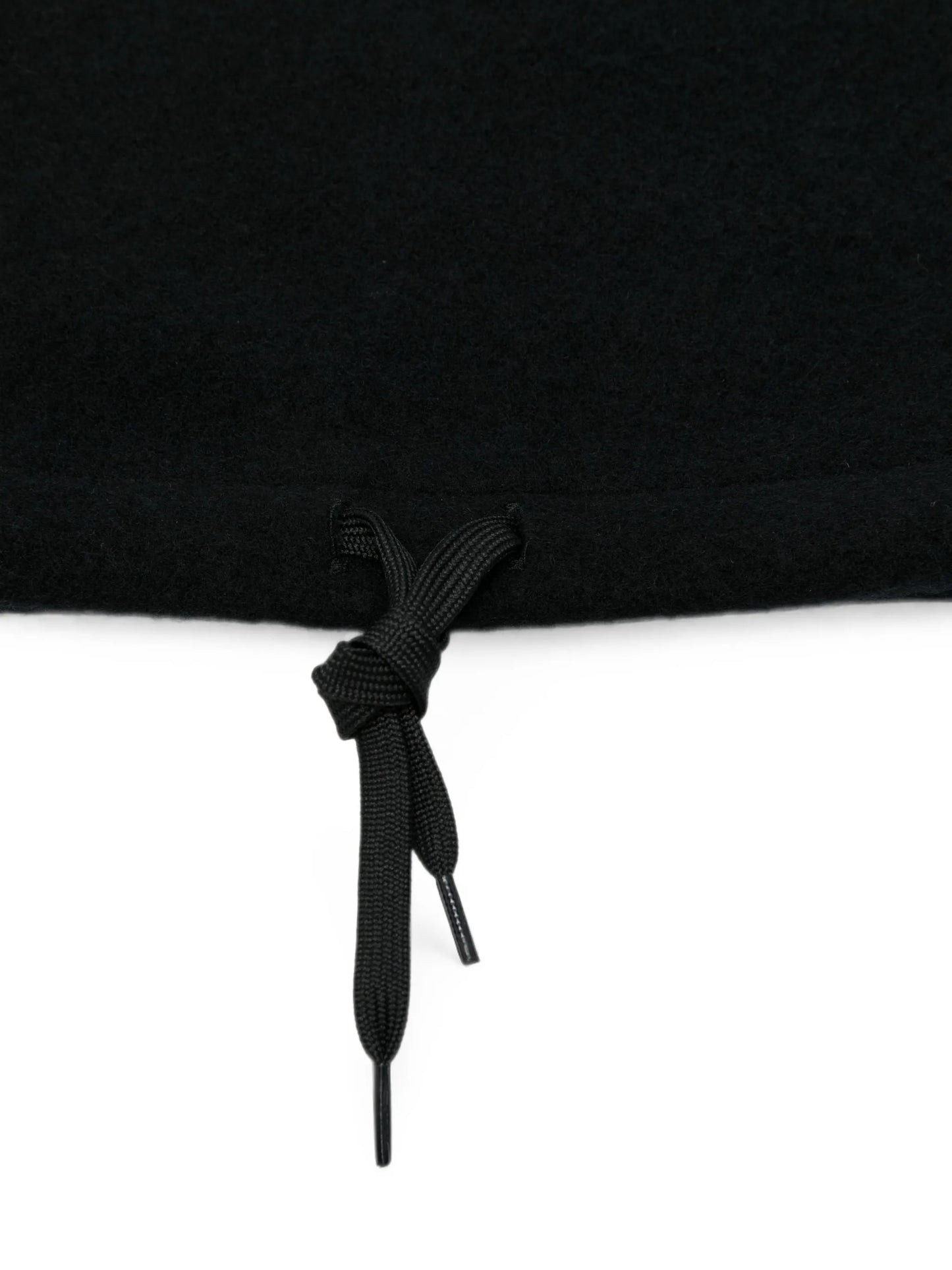 drawstring fleece beanie hat
