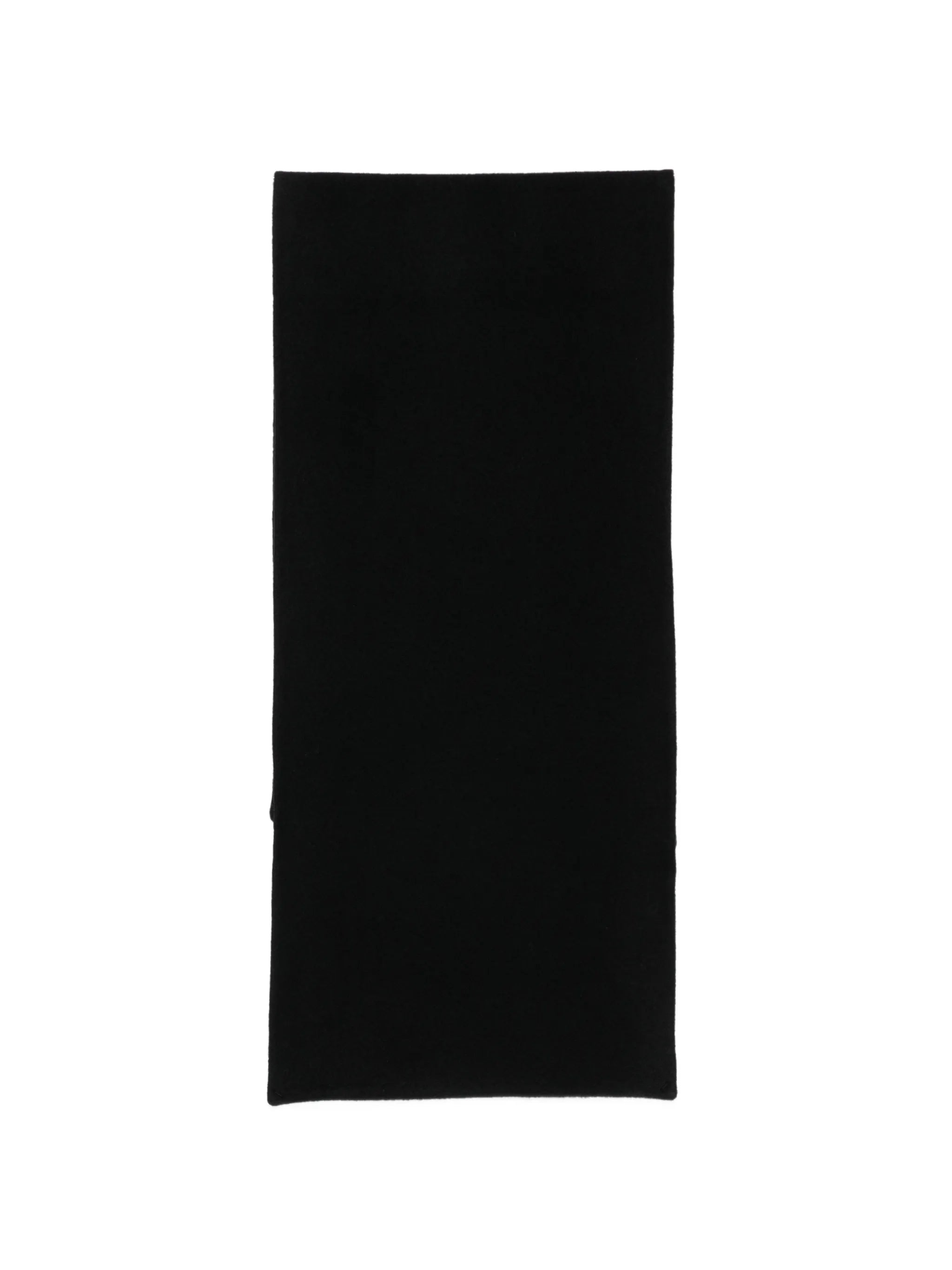 logo-patch fleece scarf
