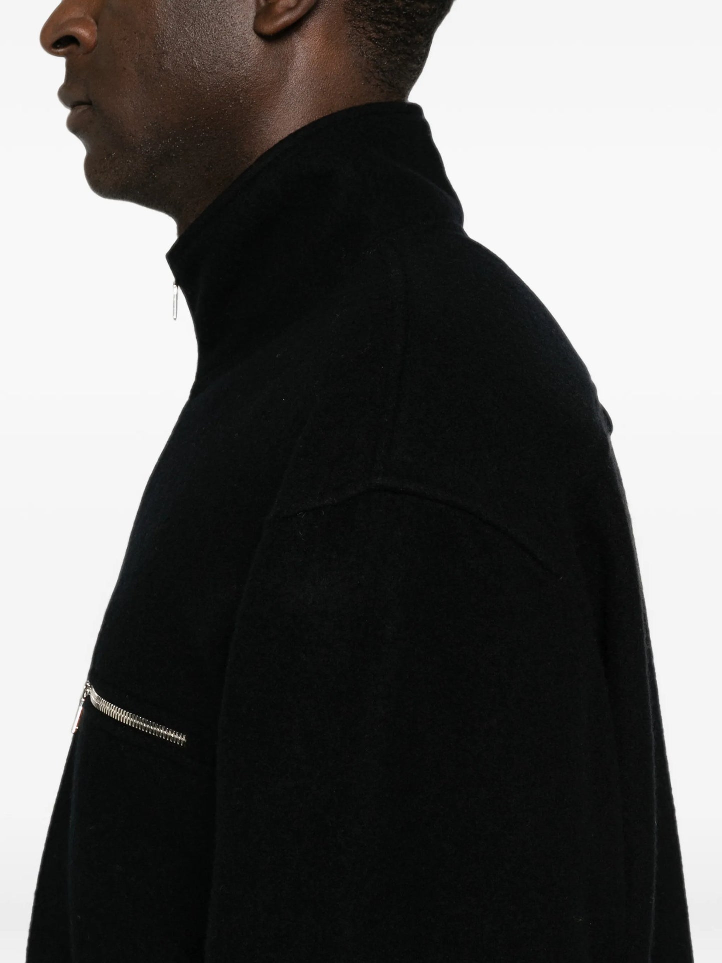 quarter-zip fleece sweatshirt