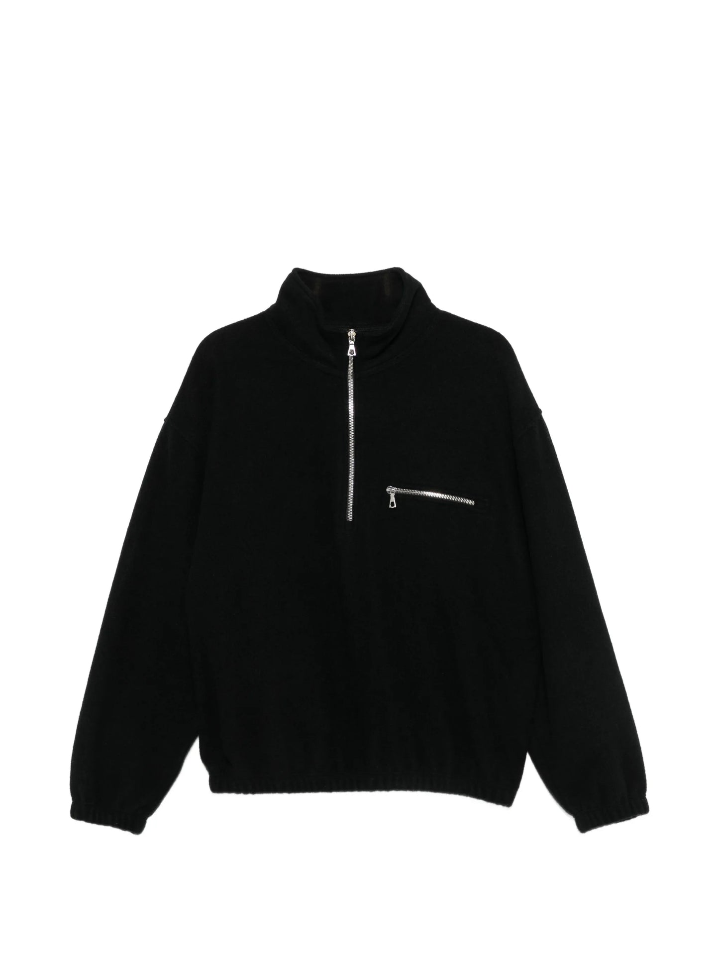 quarter-zip fleece sweatshirt