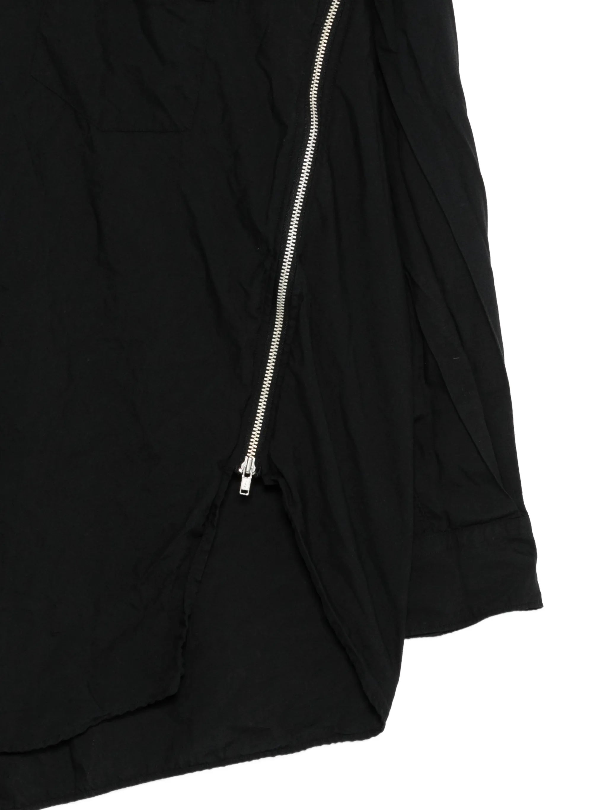 zip-detail shirt