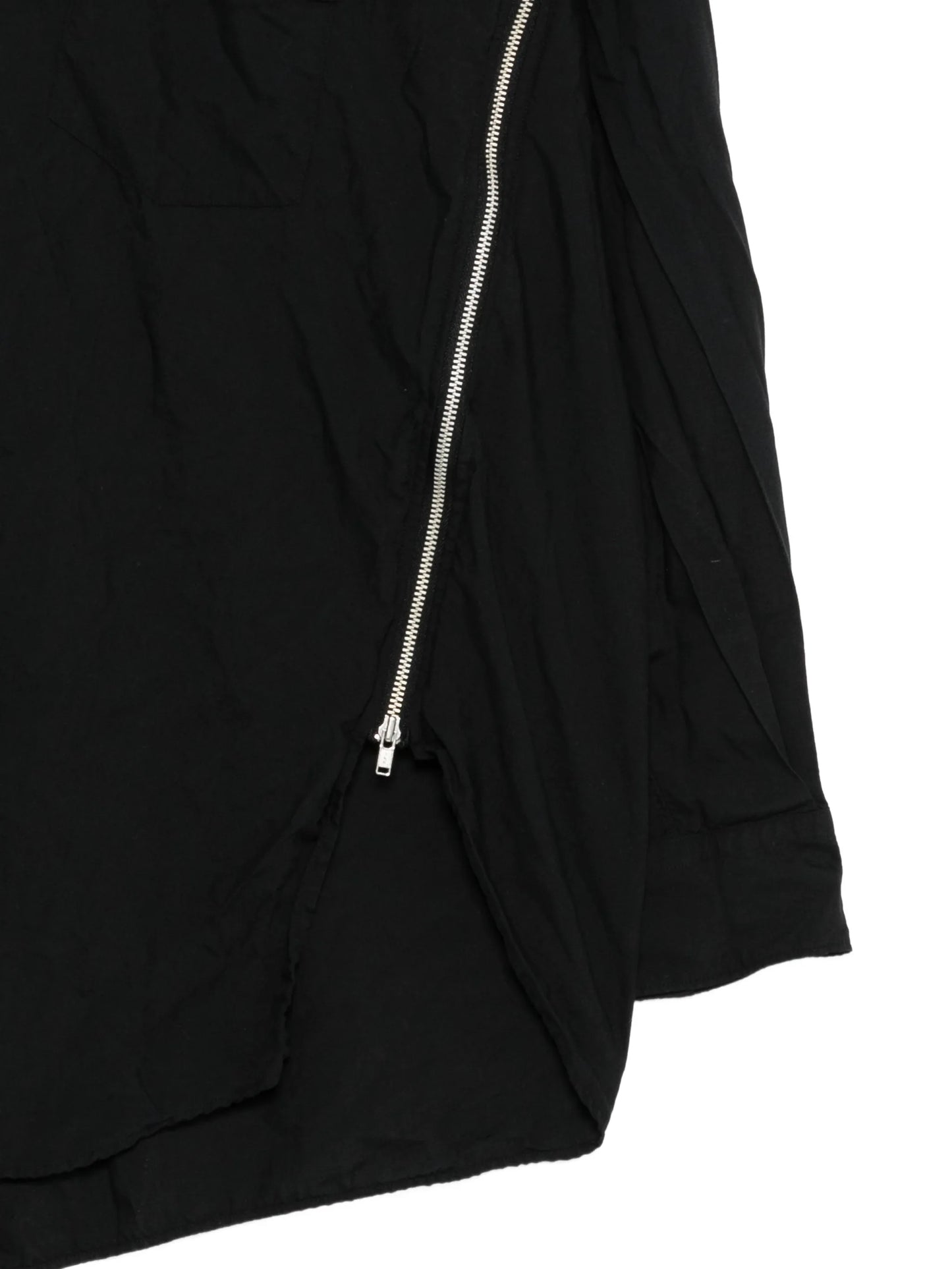 zip-detail shirt