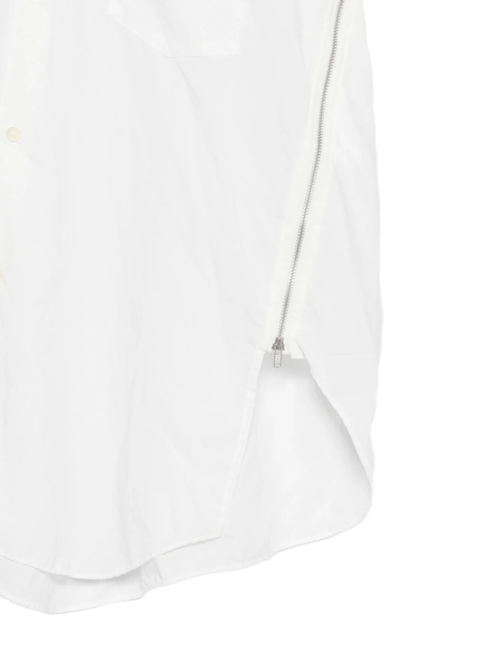 zip-detail shirt